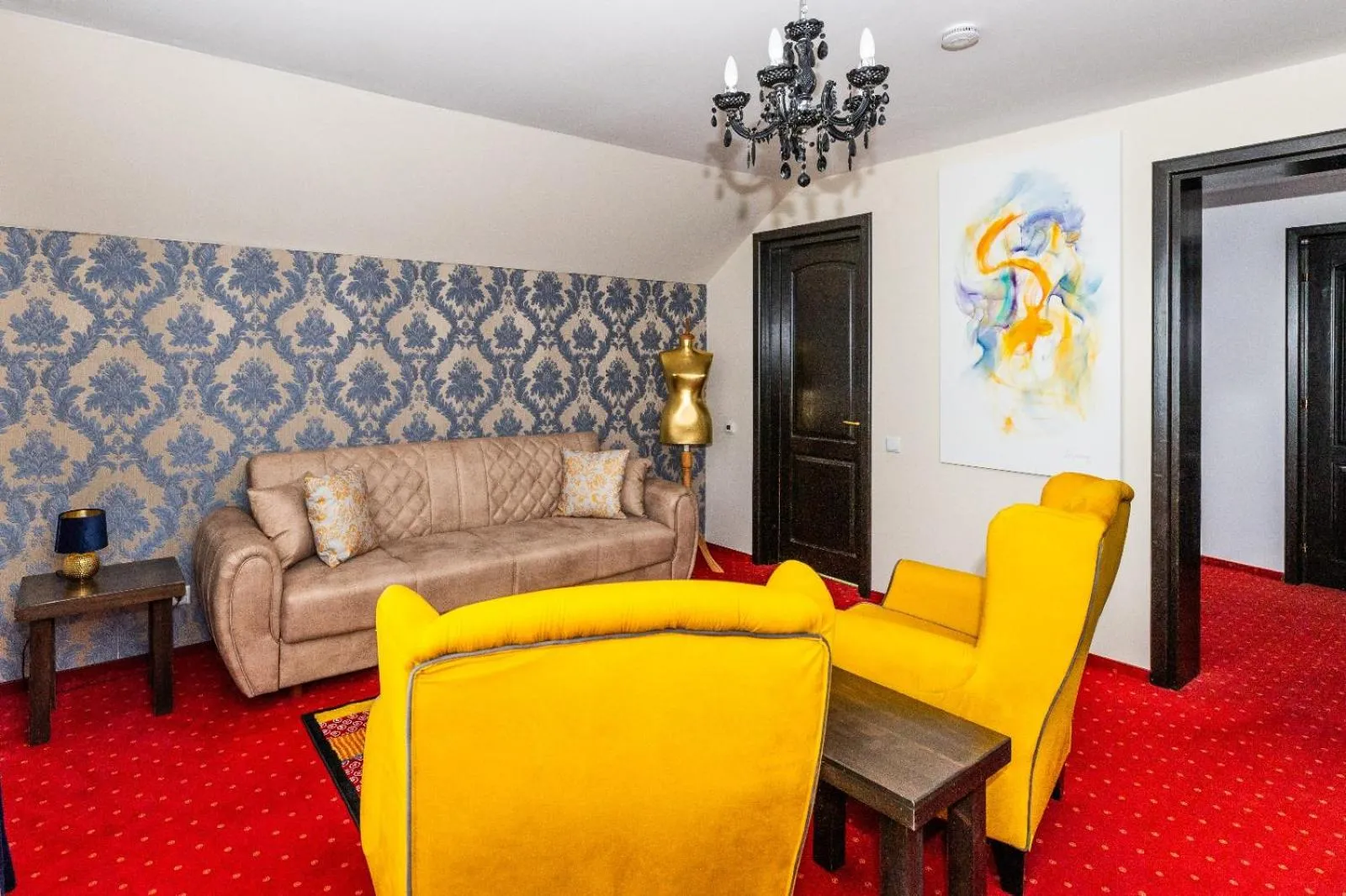 Living room in VILA LUCA-Hotel