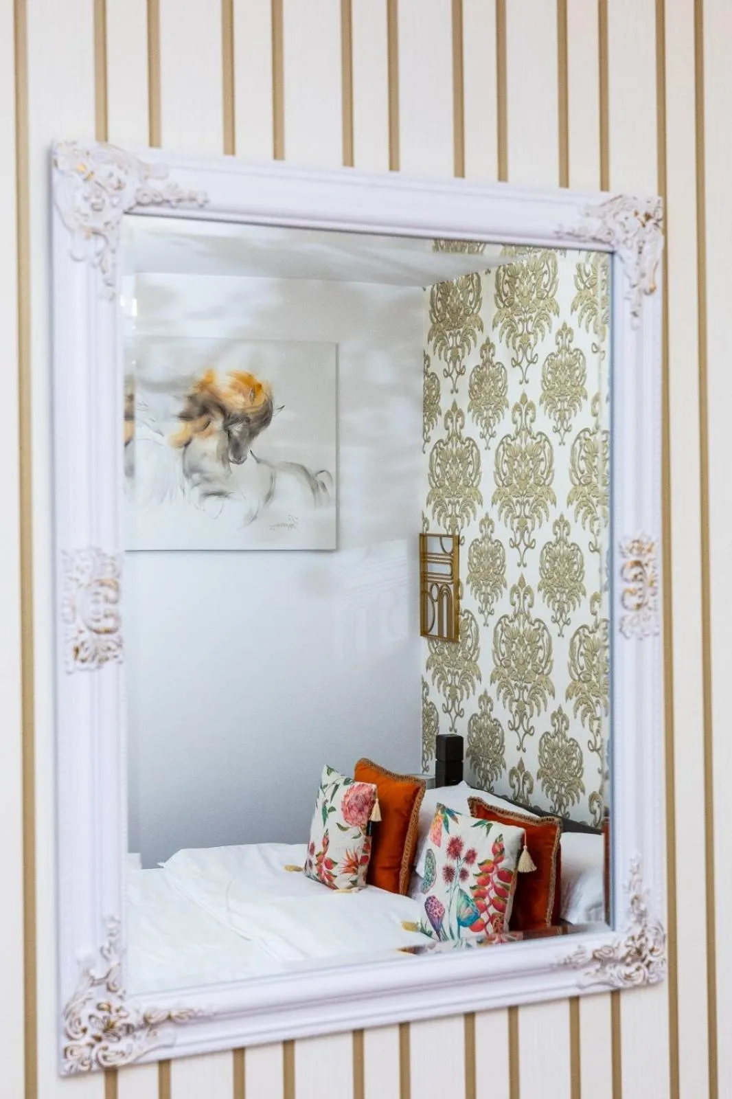 Bed in VILA LUCA-Hotel