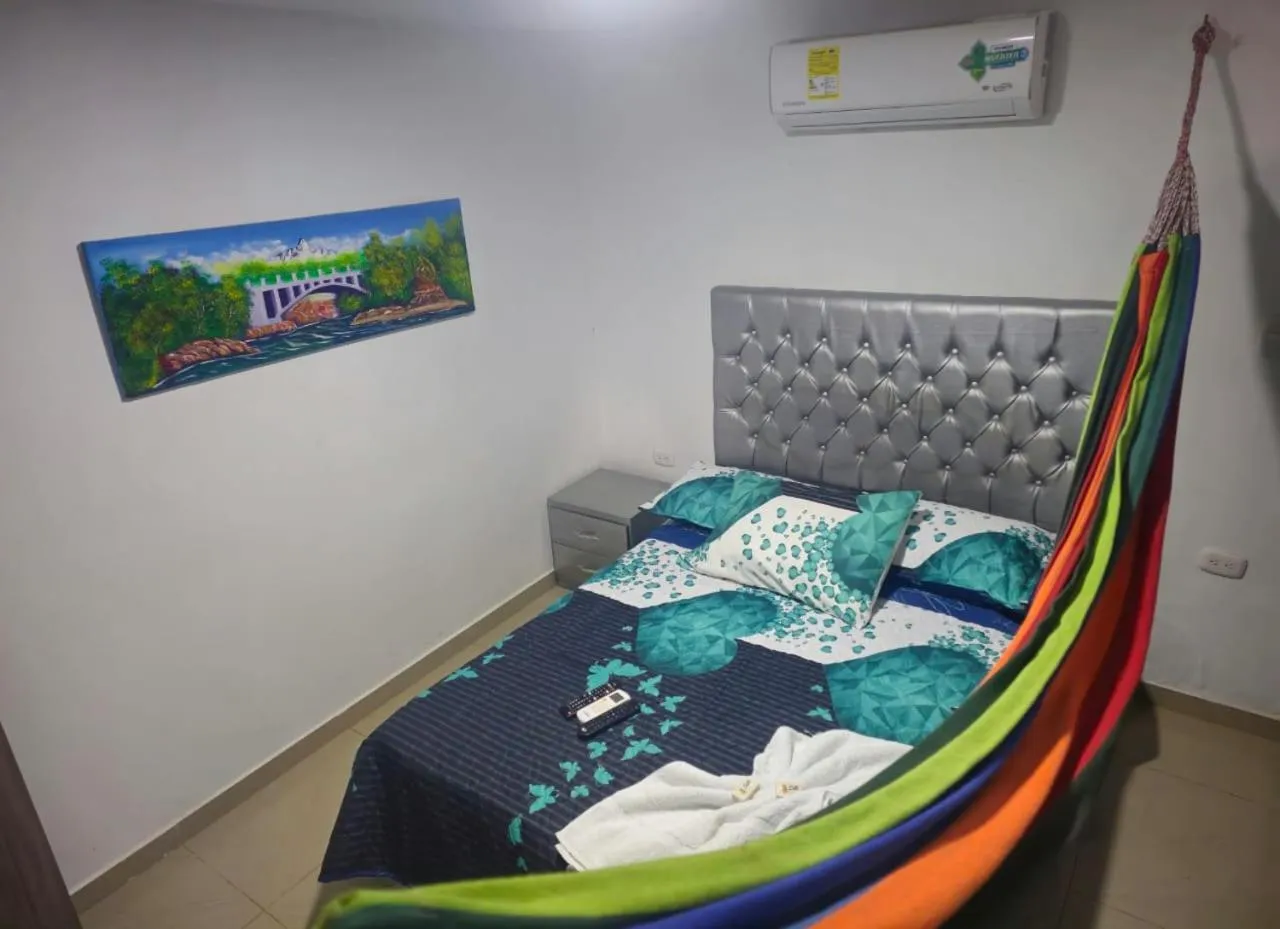 Bed in Apartaestudios Galanni