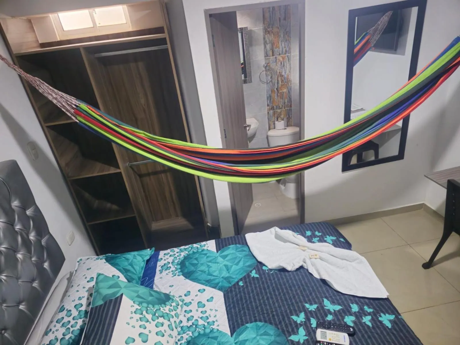 Bed in Apartaestudios Galanni