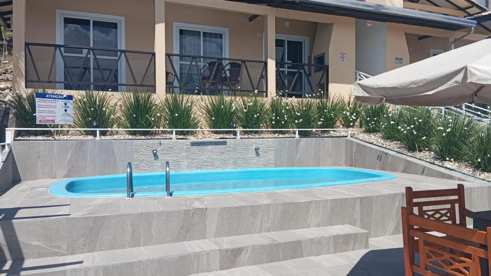 Patio in Pousada Vila do Navegante