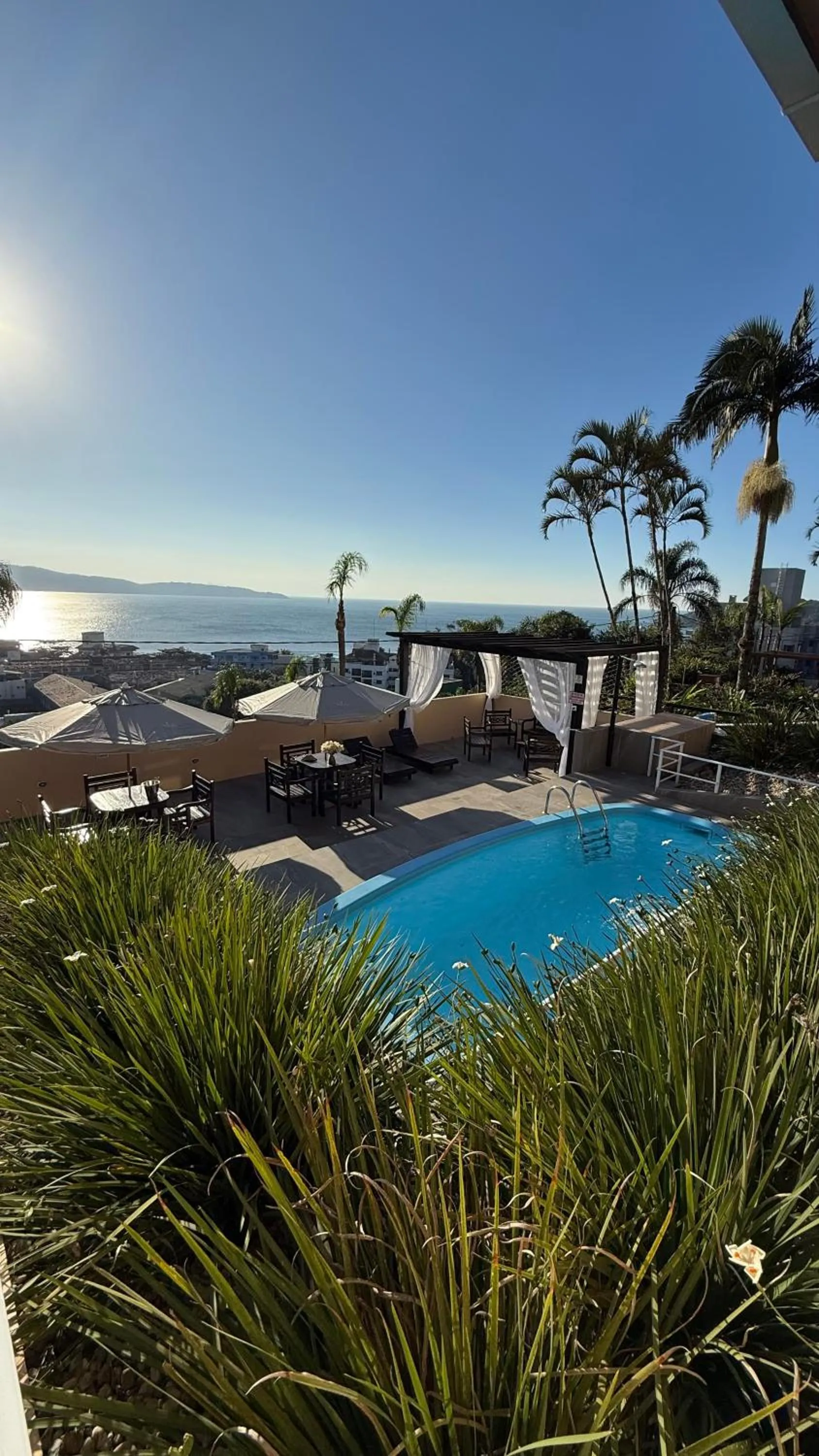 Pool view in Pousada Vila do Navegante