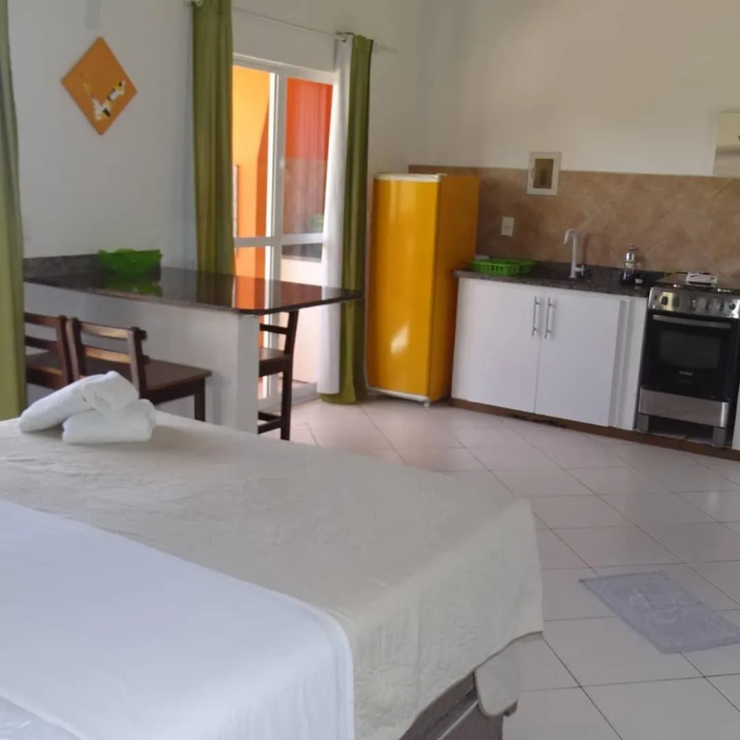 Kitchen or kitchenette in Pousada Vila do Navegante