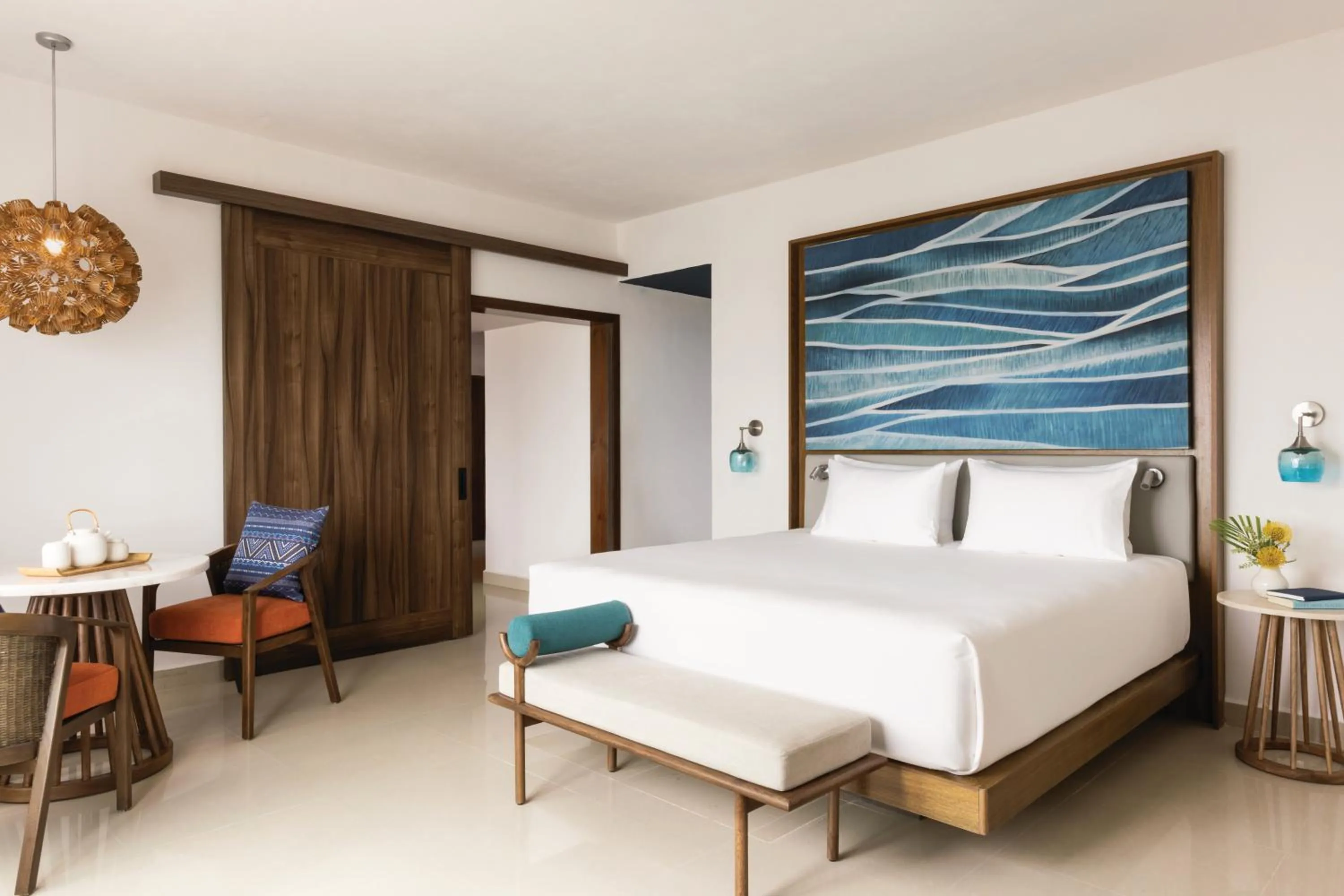 Bed in Hyatt Ziva Riviera Maya All-Inclusive