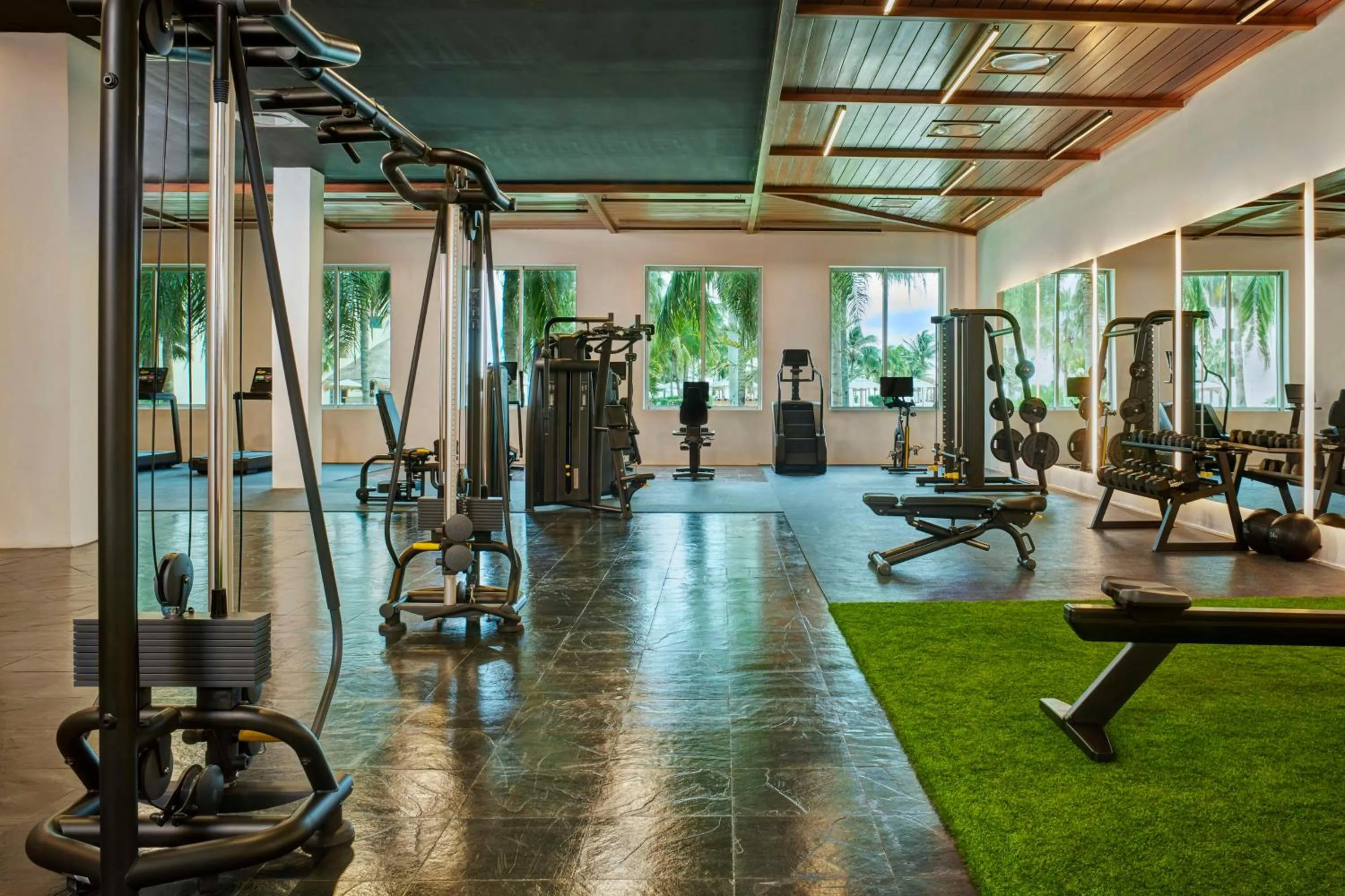 Fitness centre/facilities in Hyatt Ziva Riviera Maya All-Inclusive