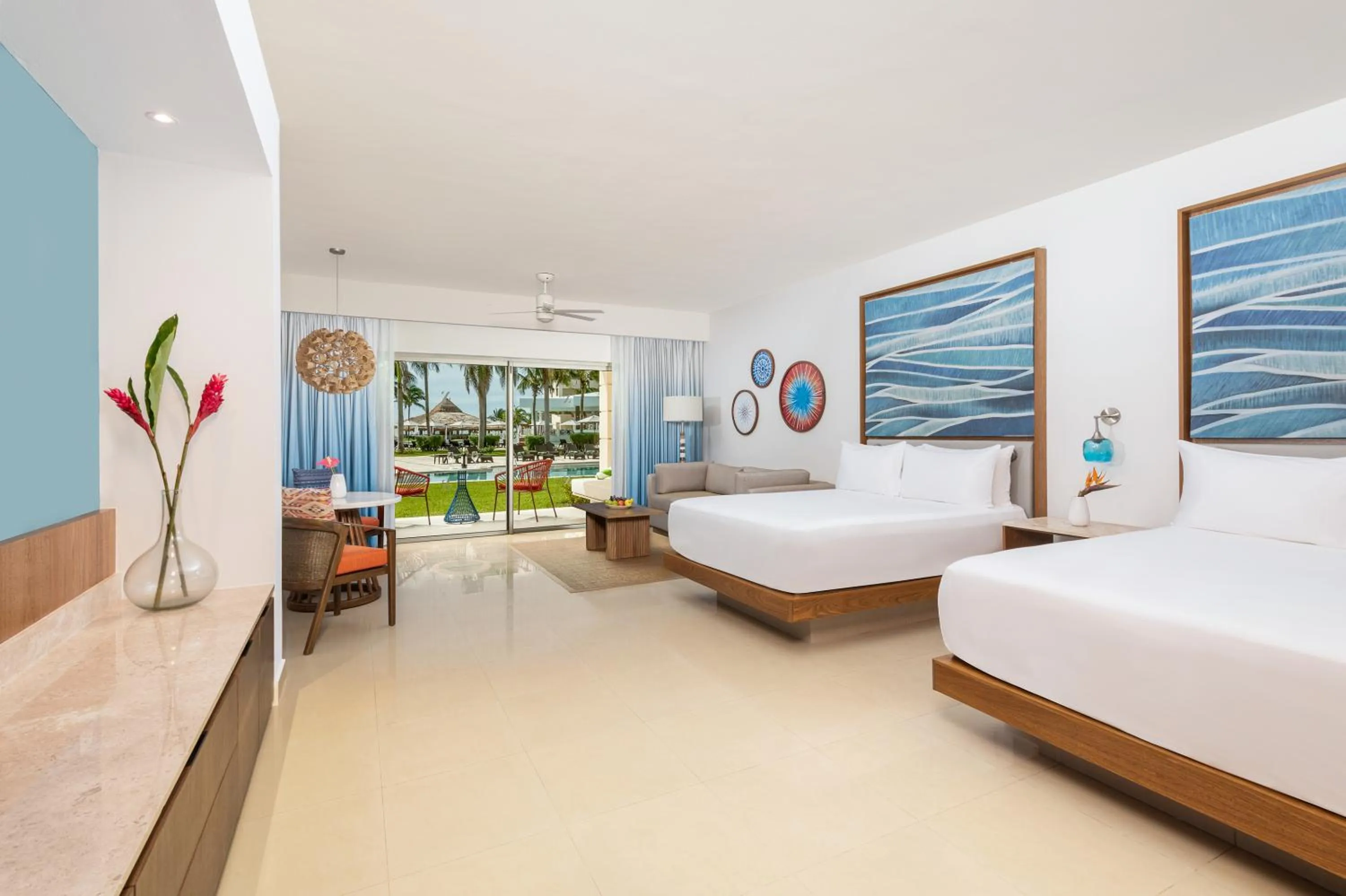 Bedroom, Bed in Hyatt Ziva Riviera Maya All-Inclusive