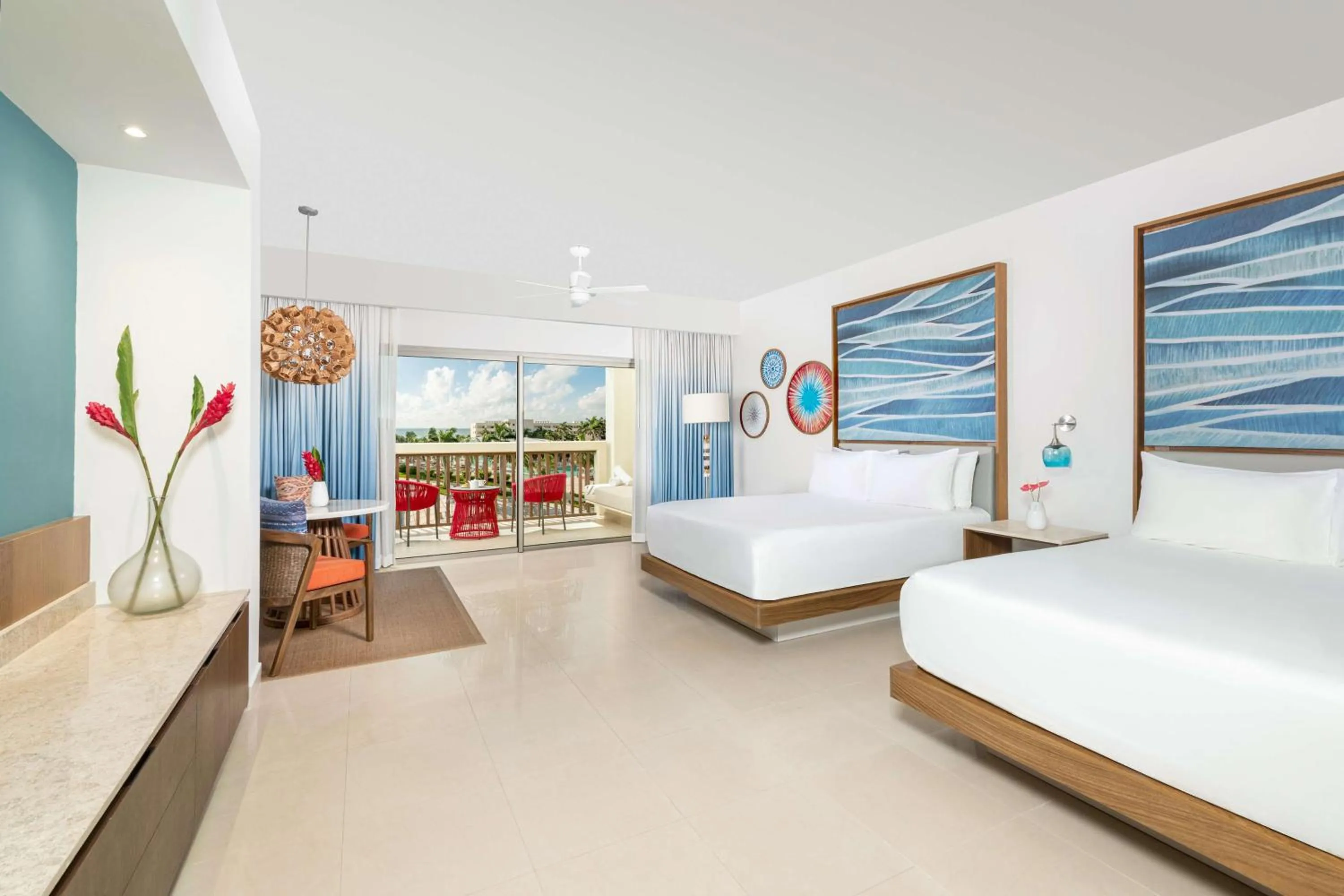 Photo of the whole room, Bed in Hyatt Ziva Riviera Maya All-Inclusive