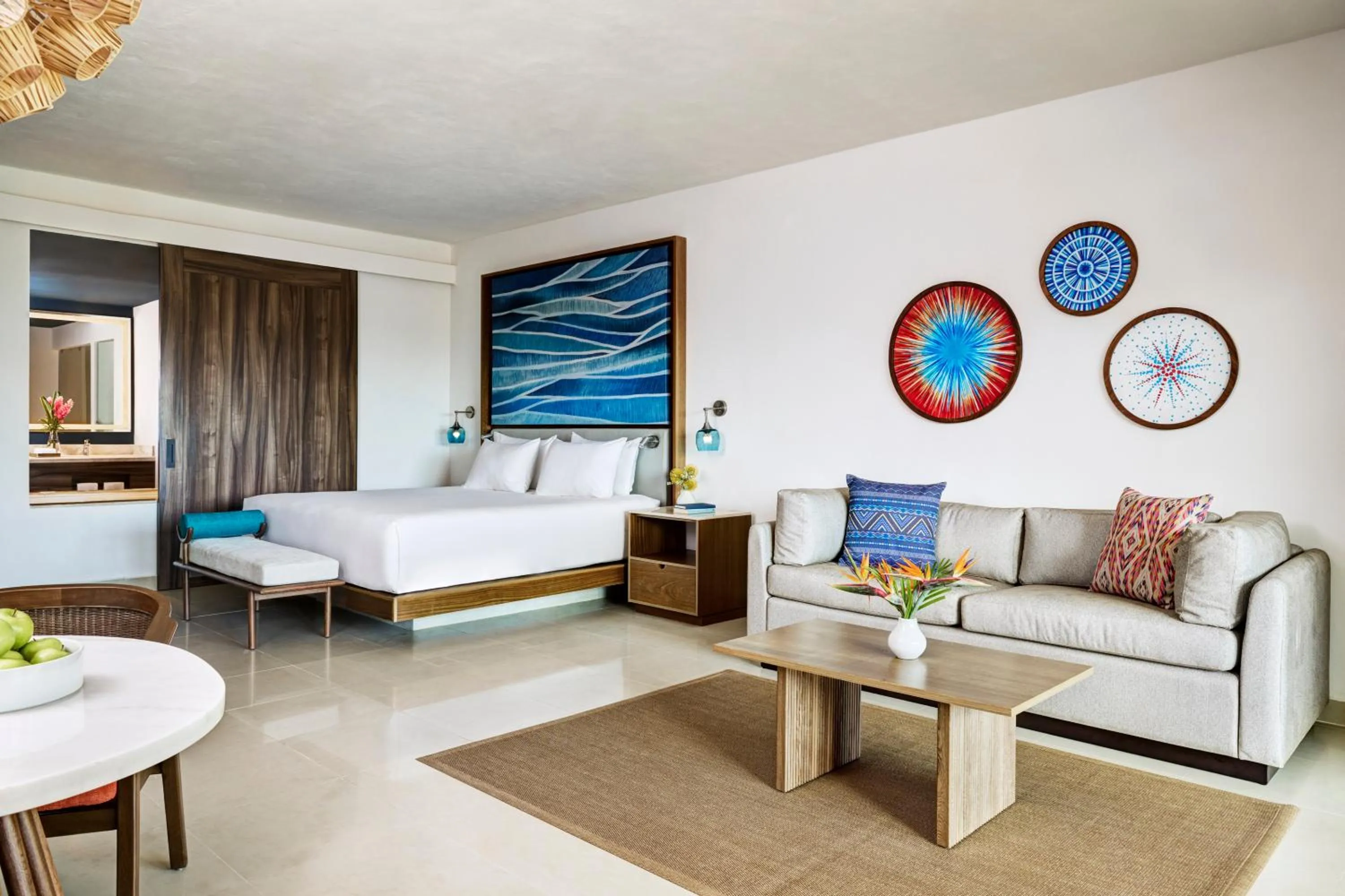 Bedroom in Hyatt Ziva Riviera Maya All-Inclusive