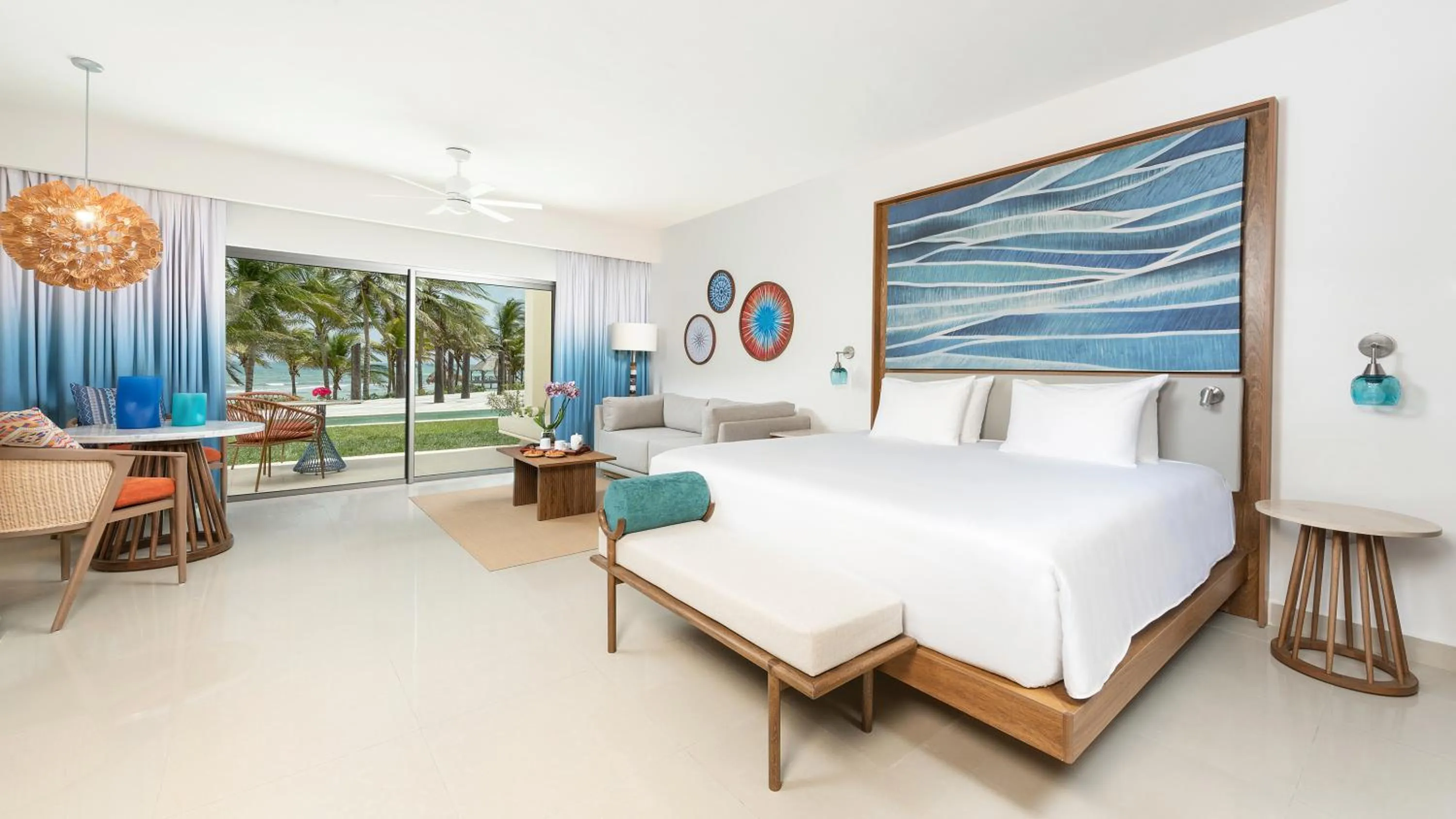 Bed in Hyatt Ziva Riviera Maya All-Inclusive