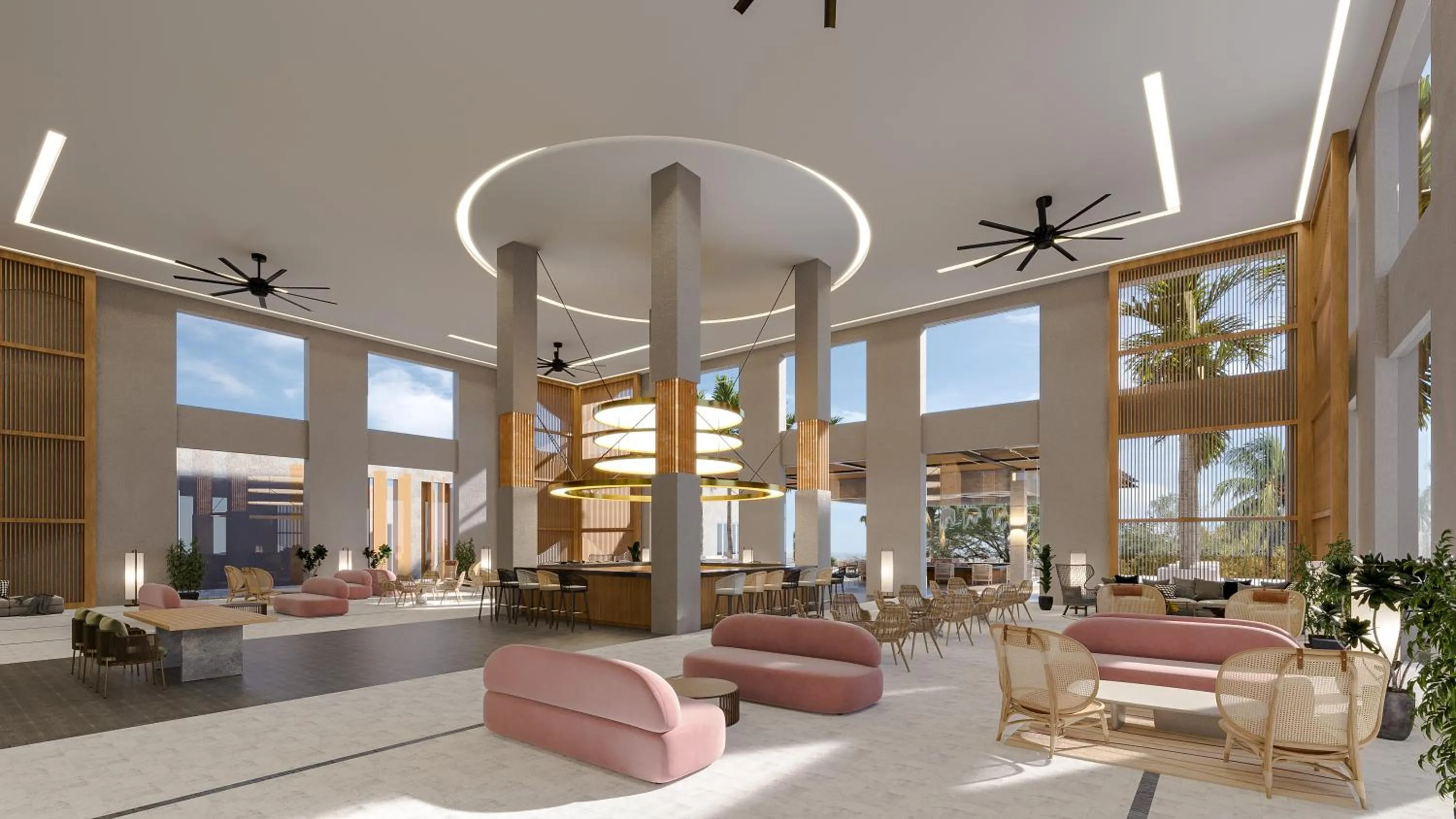 Lobby or reception in Hyatt Ziva Riviera Maya All-Inclusive