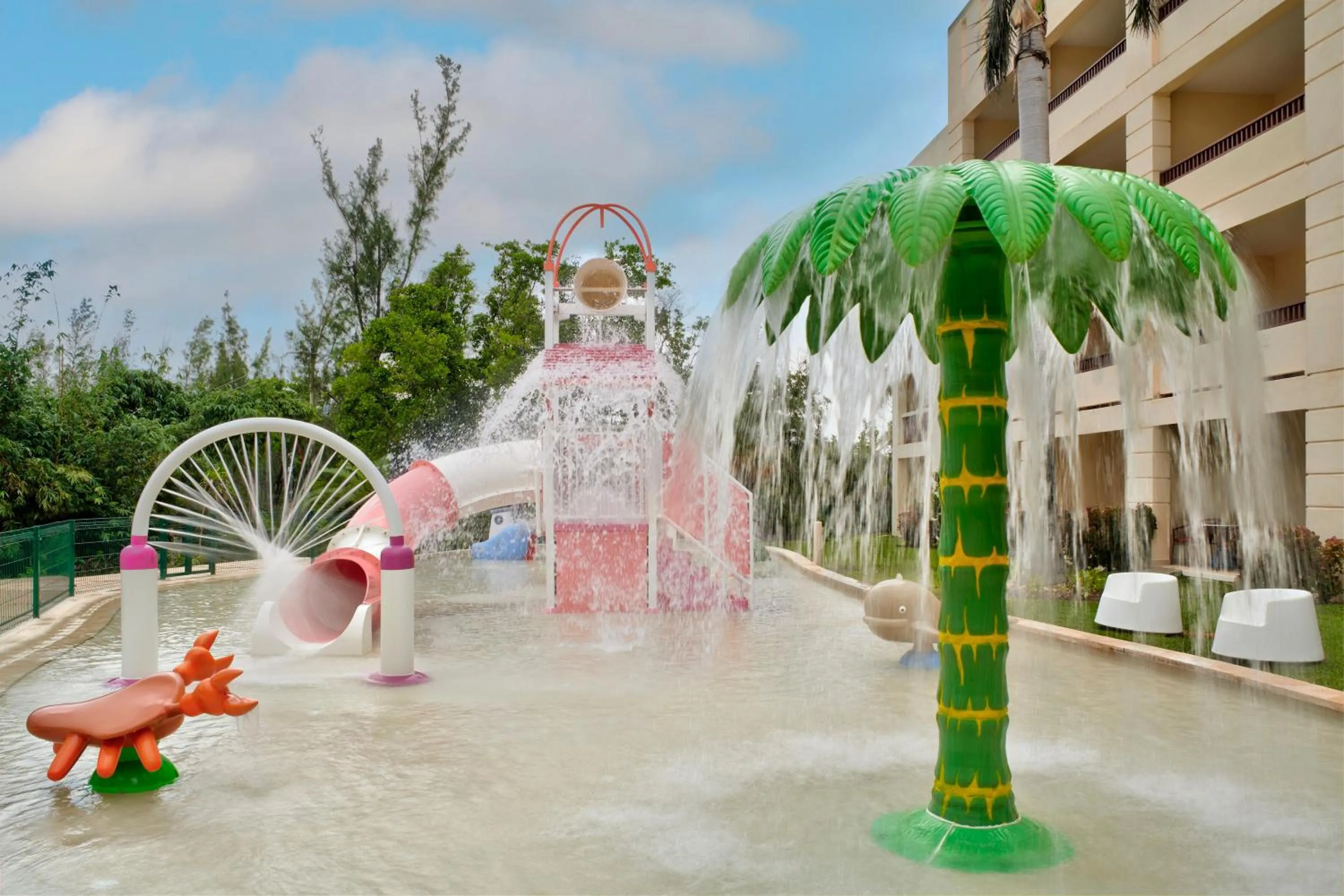 Aqua park in Hyatt Ziva Riviera Maya All-Inclusive