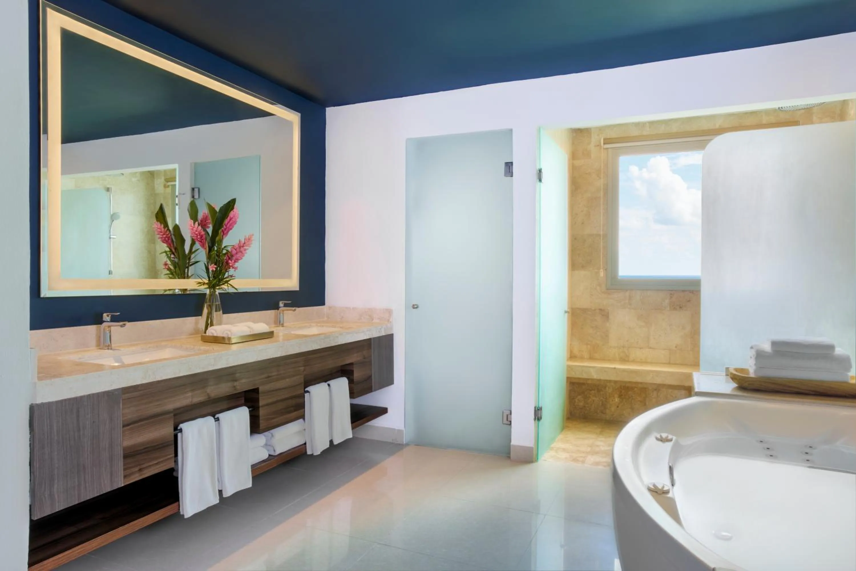 Bathroom in Hyatt Ziva Riviera Maya All-Inclusive