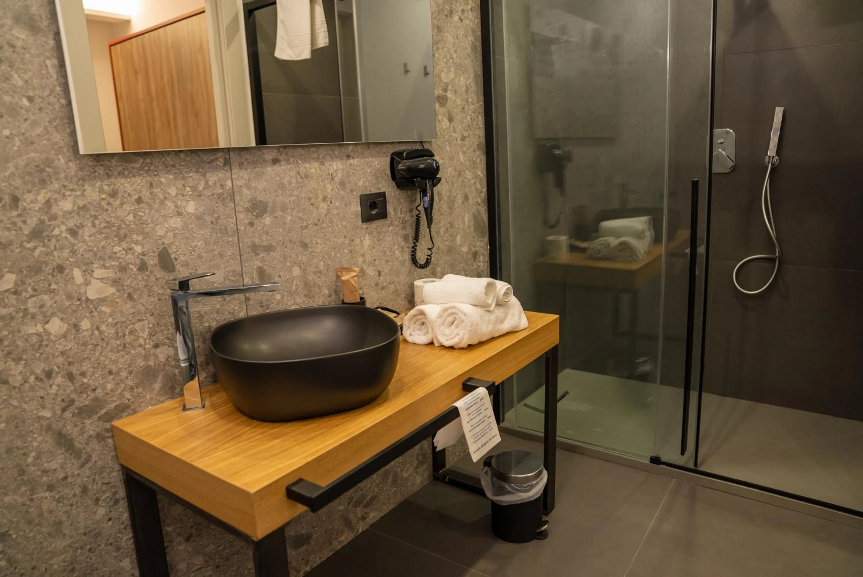 Shower in Hart Boutique Hotel