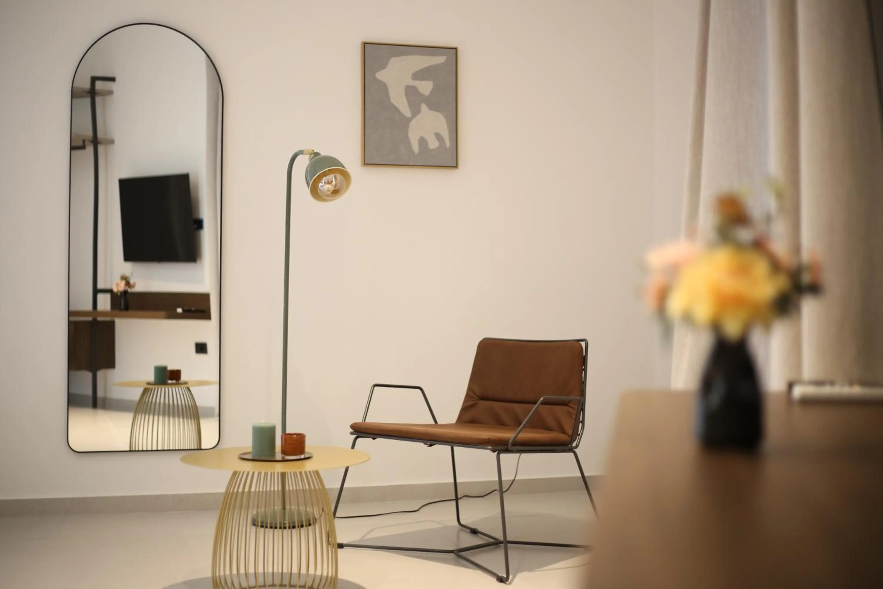 Seating area in Hart Boutique Hotel