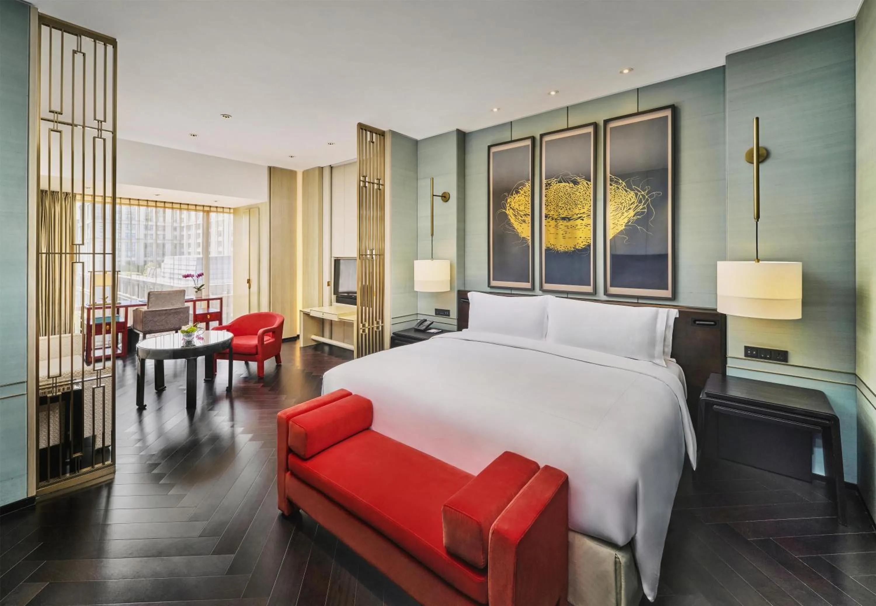 Bed in Waldorf Astoria Beijing