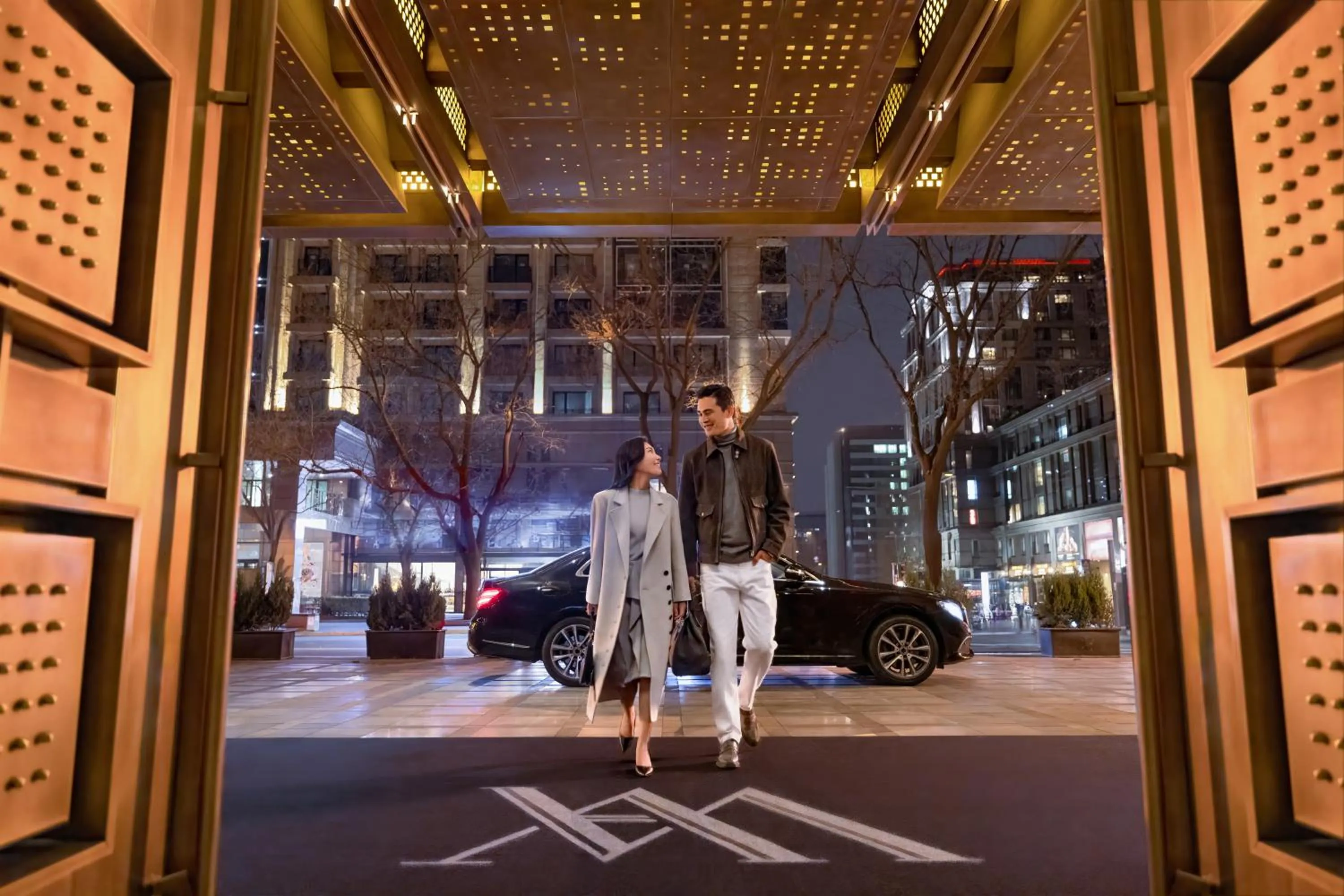 Facade/entrance in Waldorf Astoria Beijing
