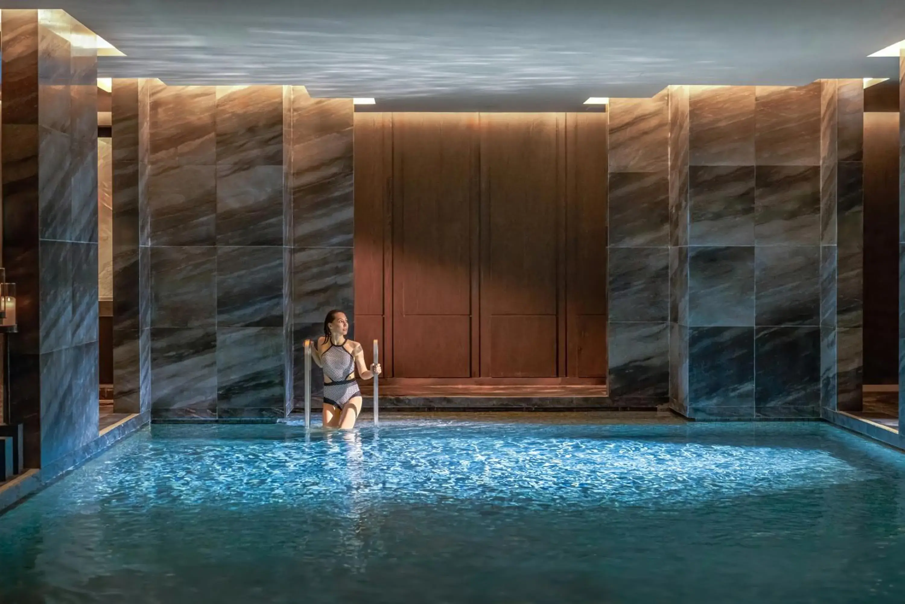 Swimming pool in Waldorf Astoria Beijing Swimming pool in Waldorf Astoria Beijing