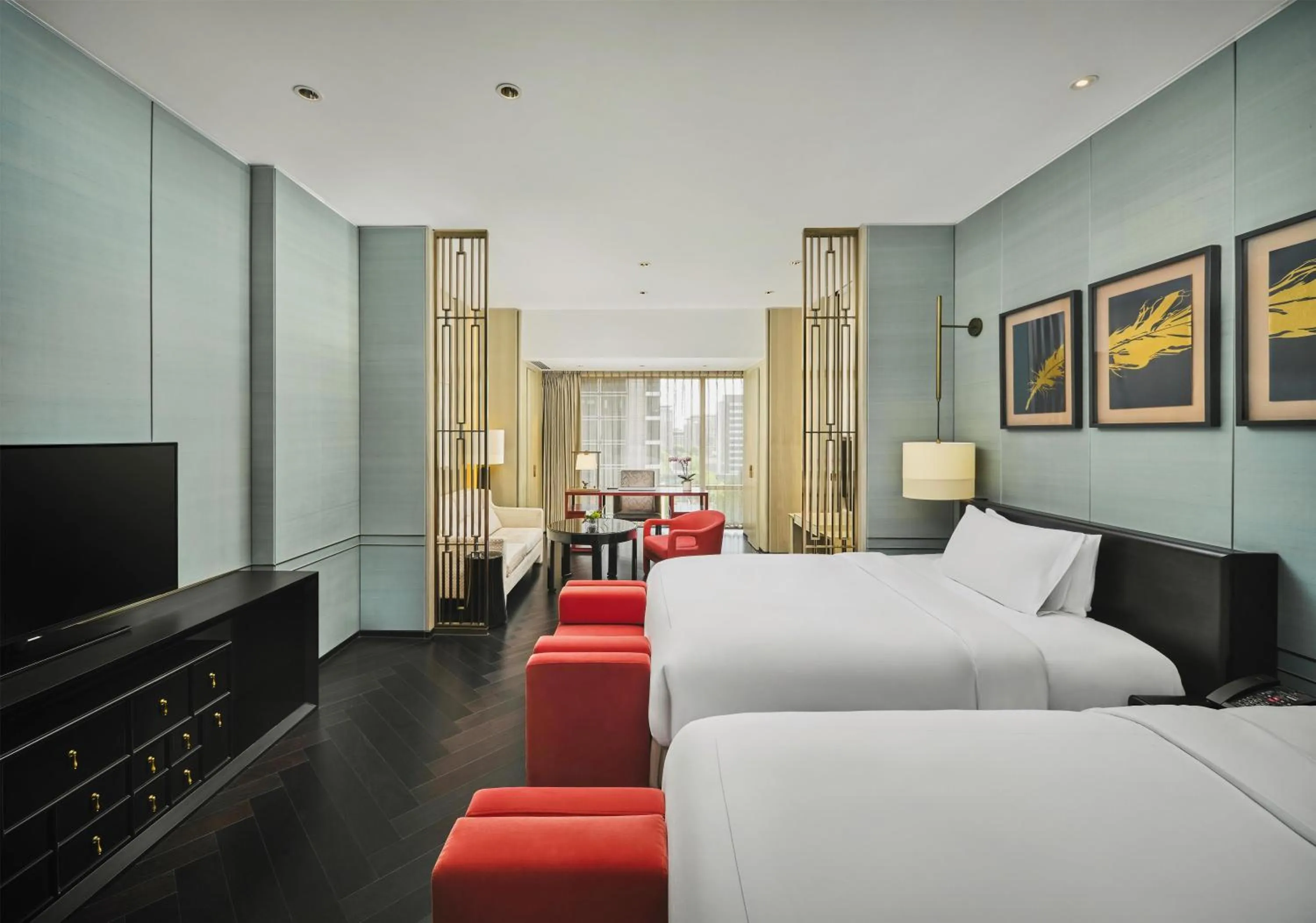 Bed in Waldorf Astoria Beijing