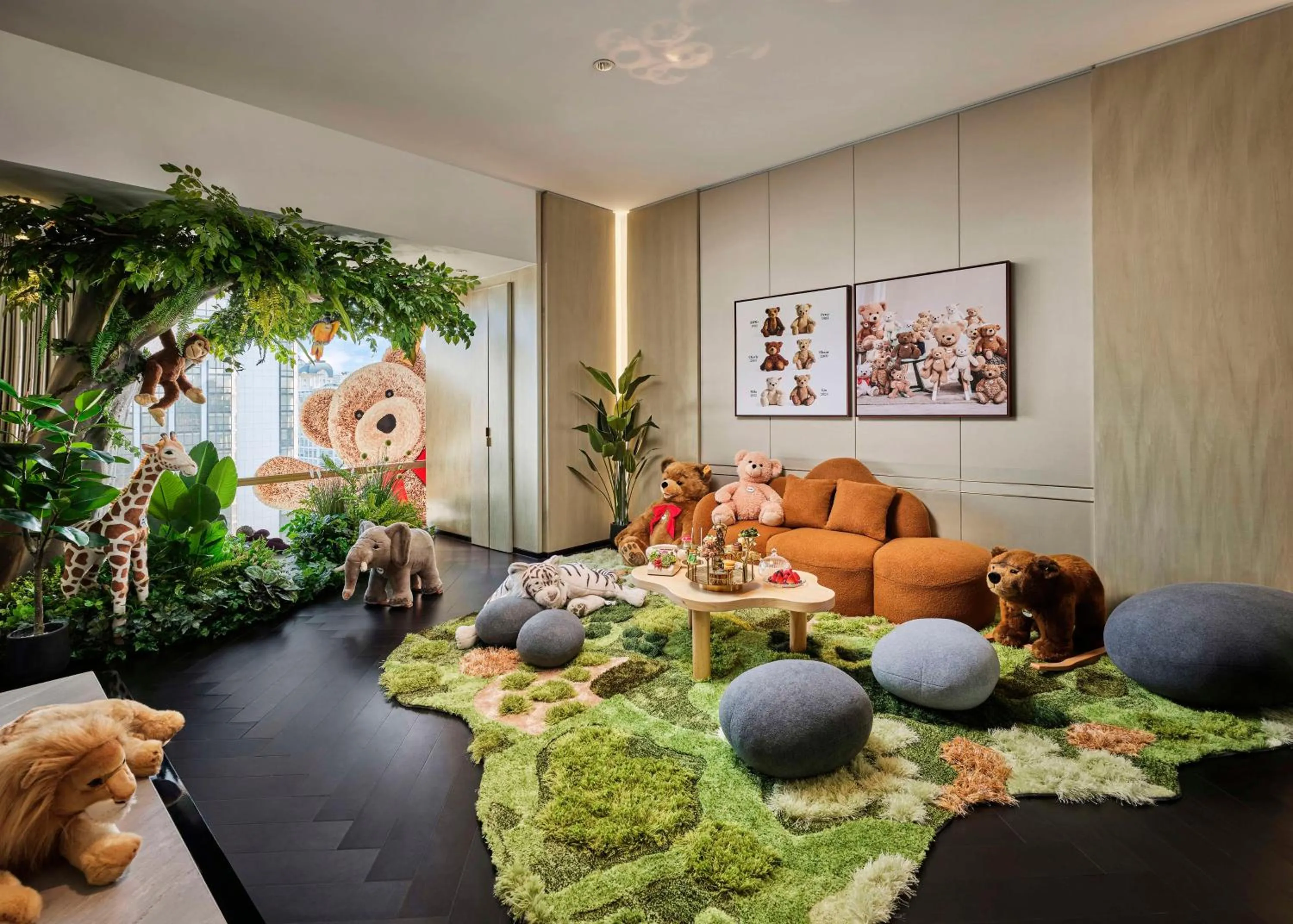 Living room in Waldorf Astoria Beijing