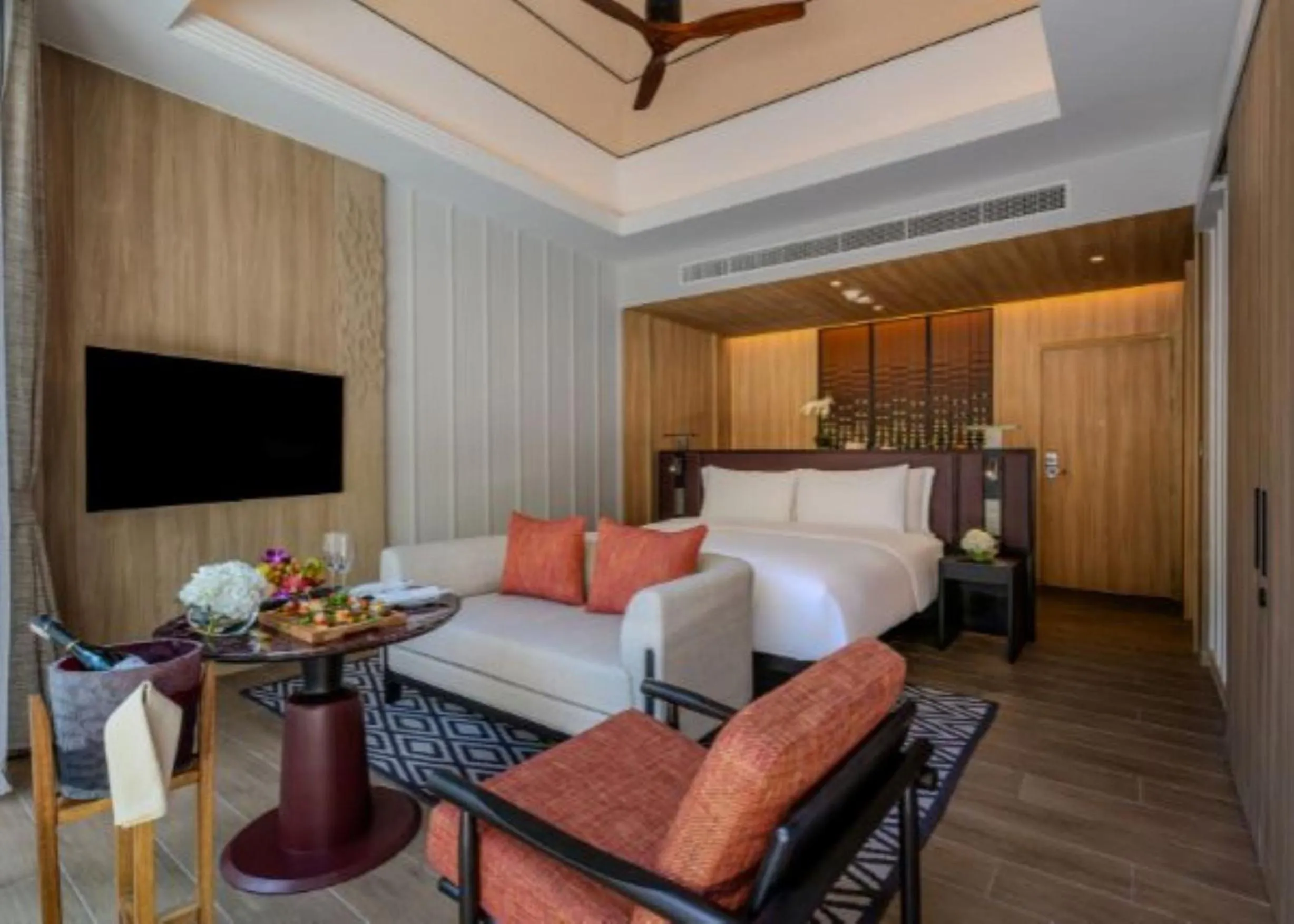 Seating area in Anantara Layan Phuket Resort