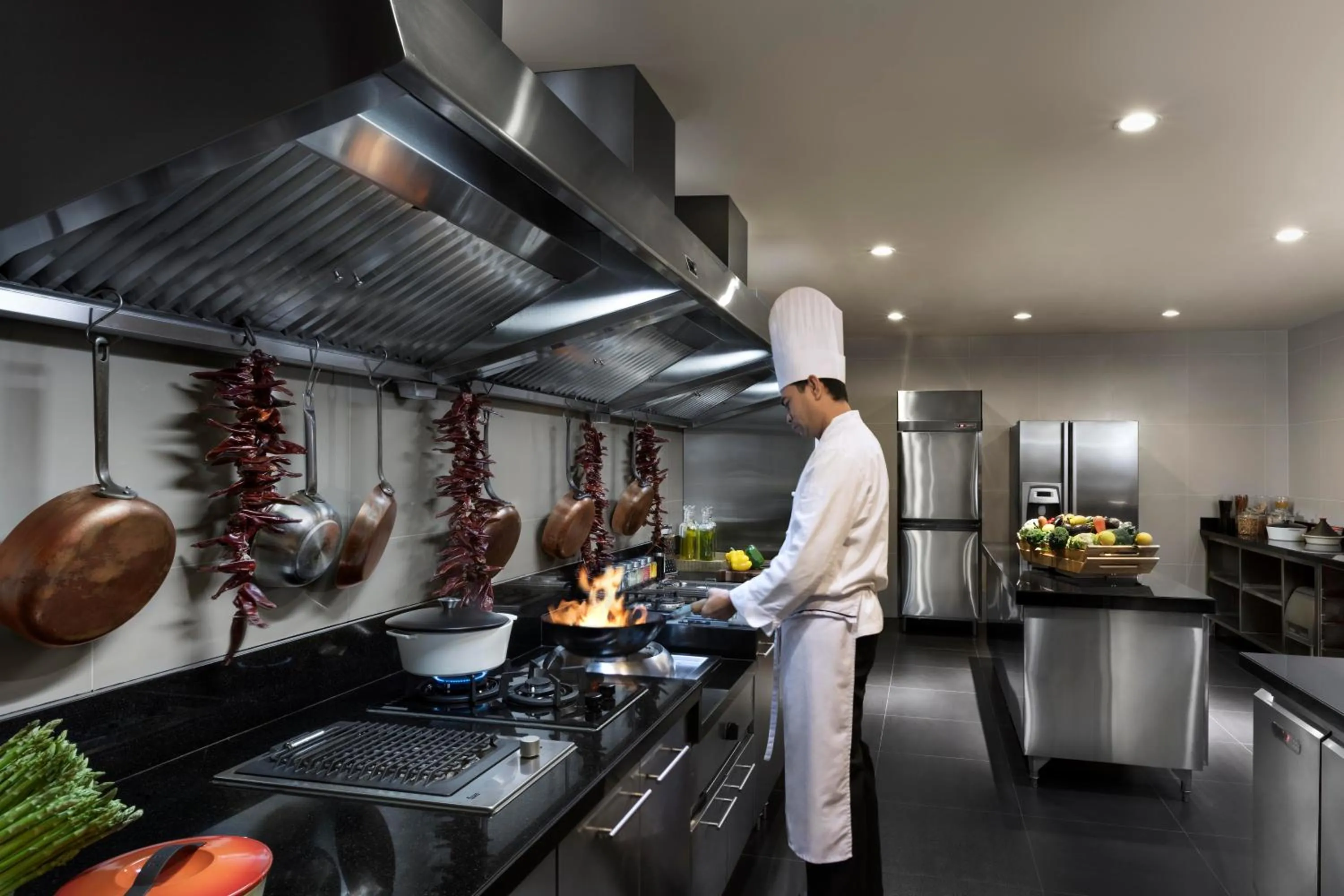 Kitchen or kitchenette in Anantara Layan Phuket Resort