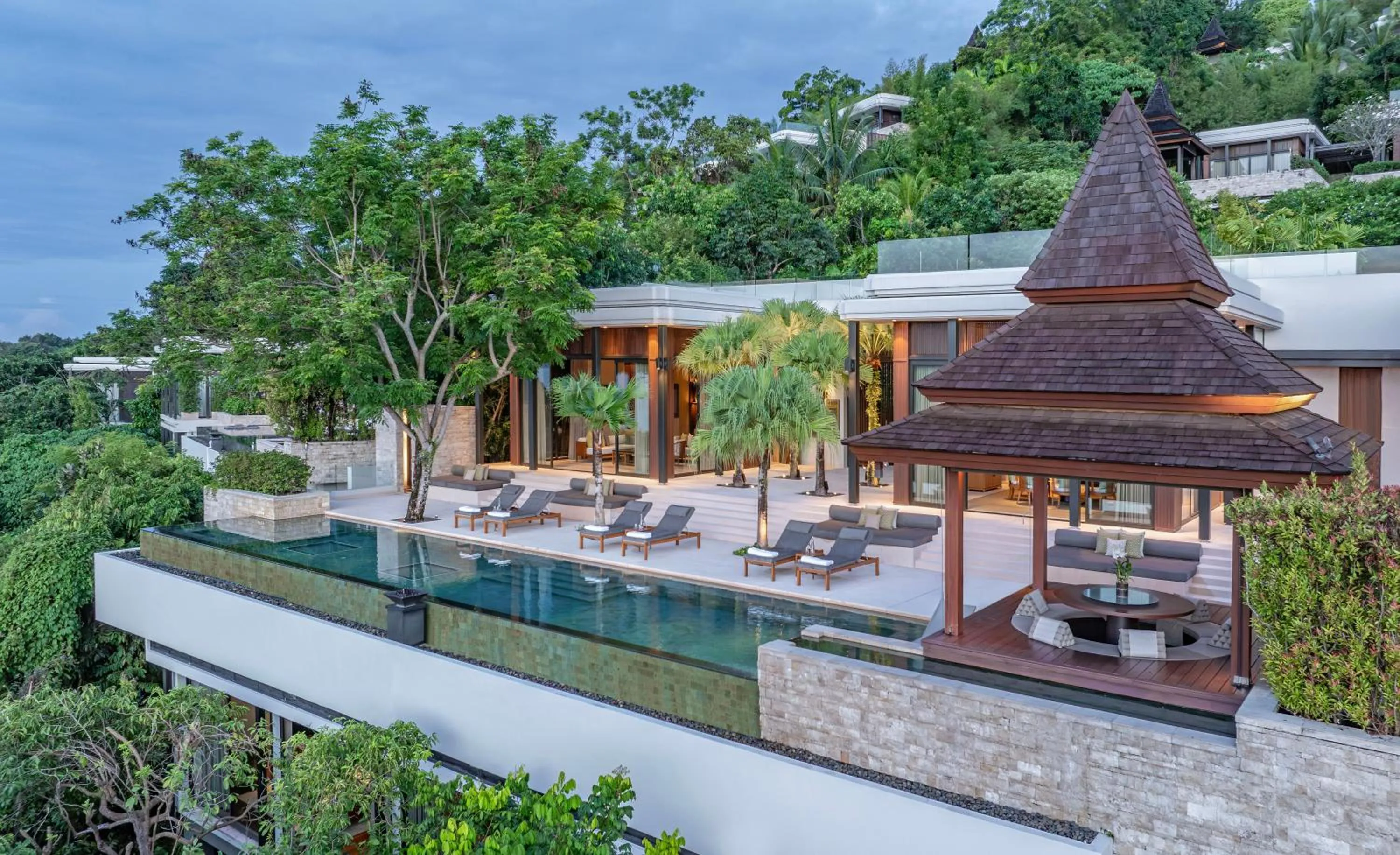 Bird's eye view in Anantara Layan Phuket Resort