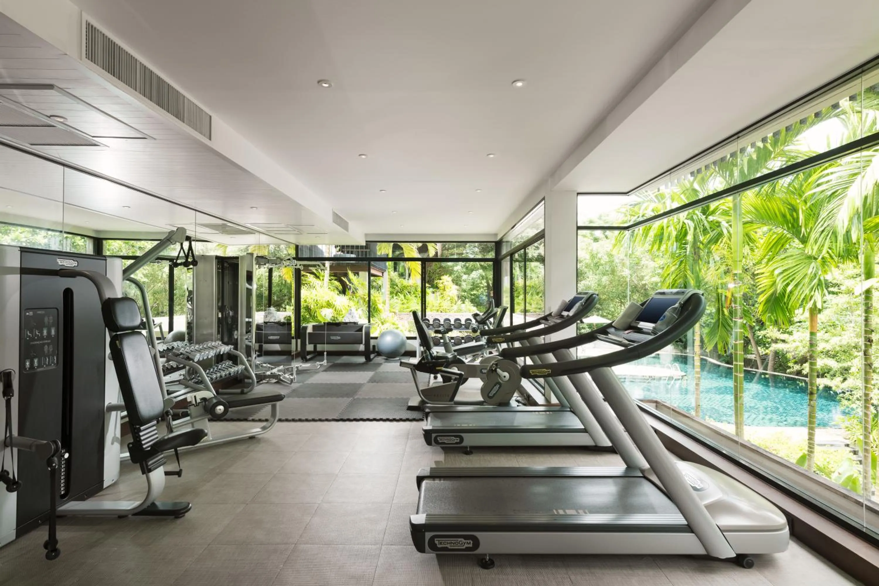 Fitness centre/facilities in Anantara Layan Phuket Resort