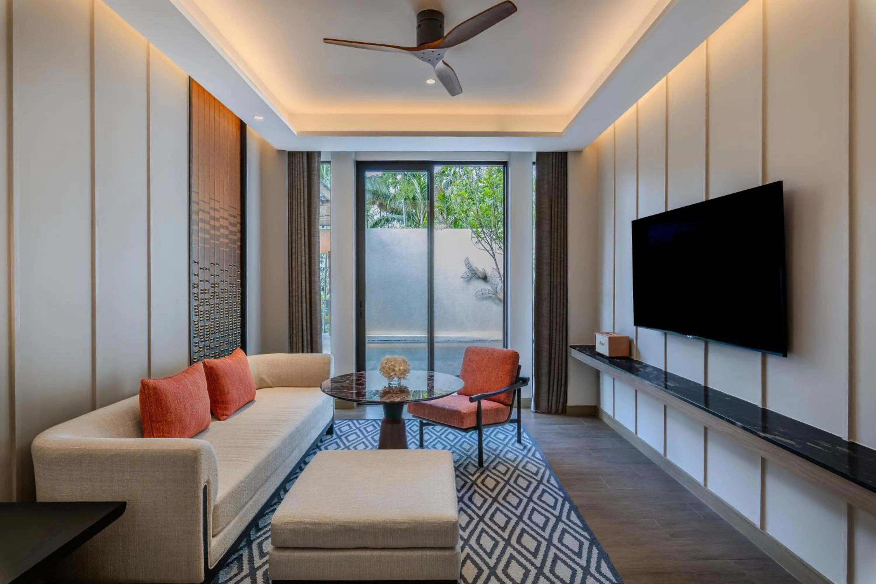 Living room in Anantara Layan Phuket Resort