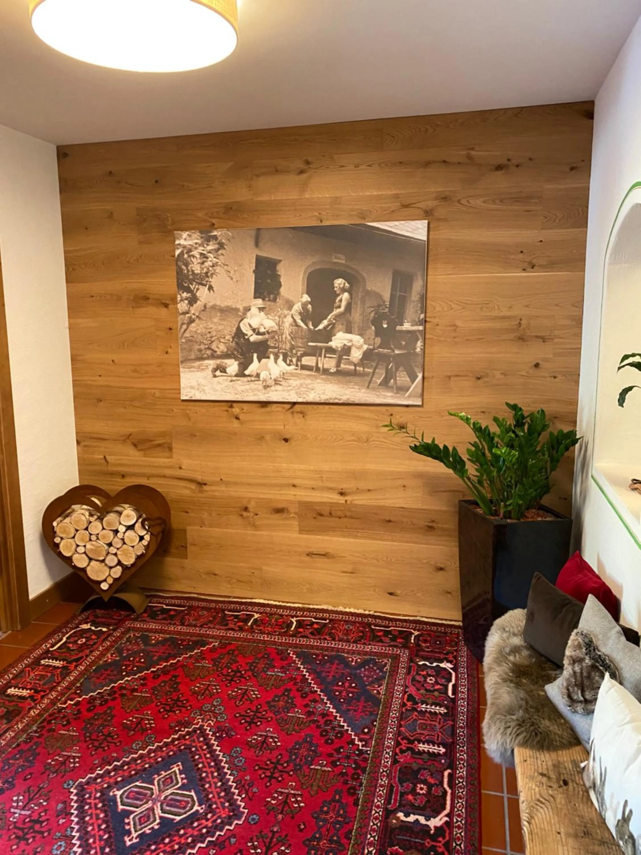 Lobby or reception, Bed in Appartements Oswaldeck