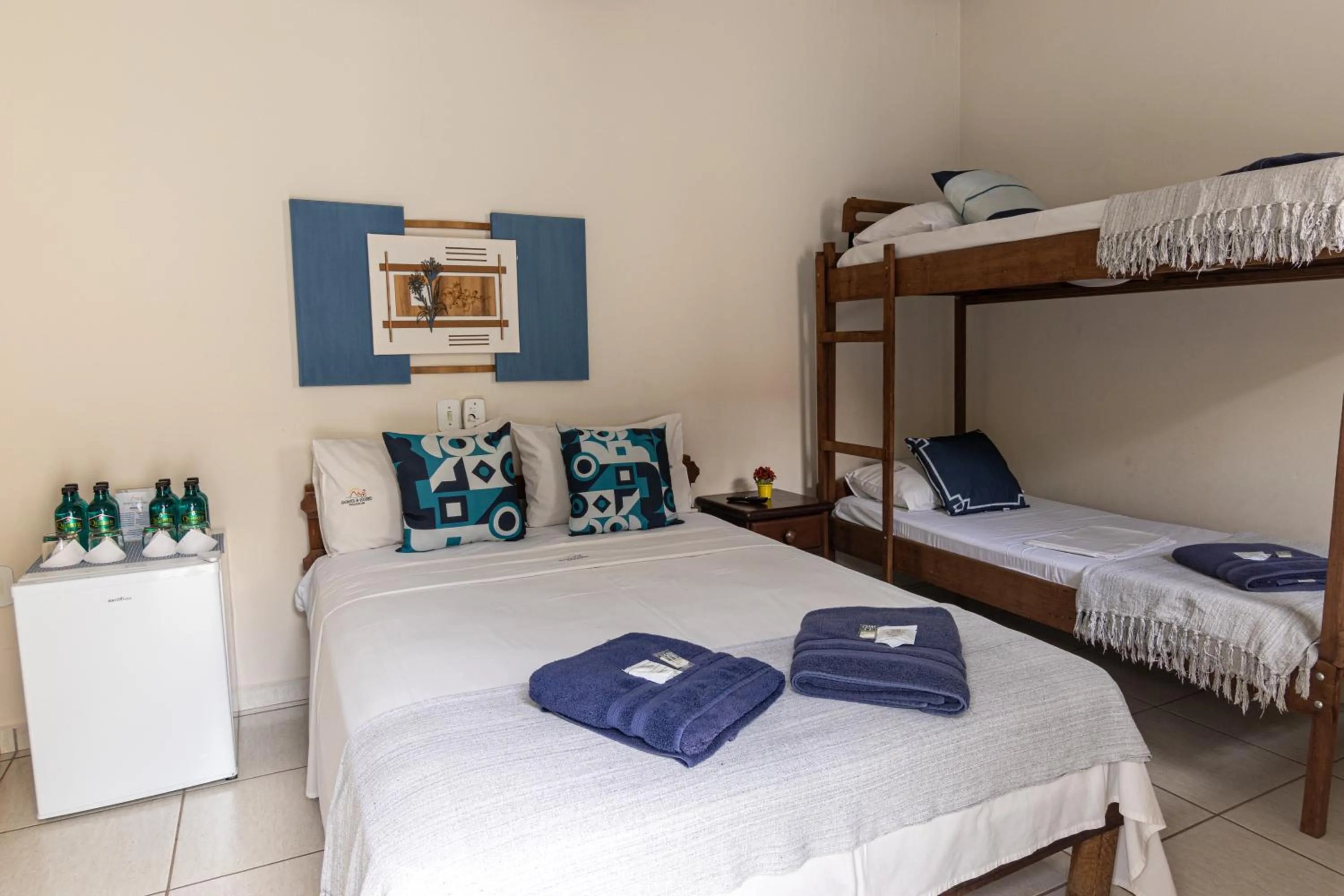 Bed in Pousada Encantos de Socorro