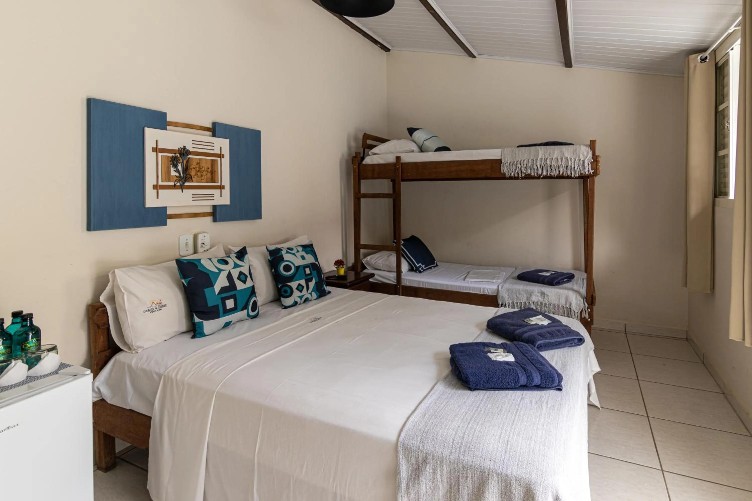 Bed in Pousada Encantos de Socorro