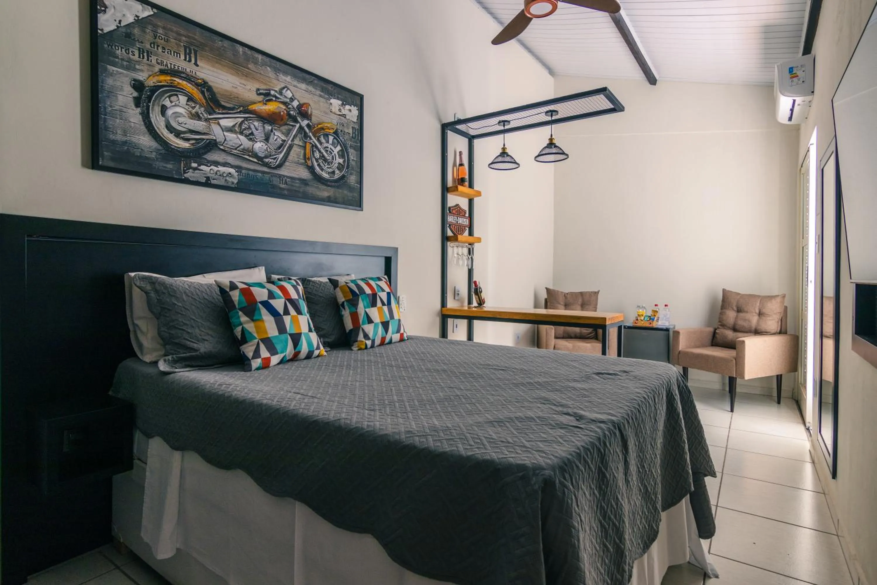 Bed in Pousada Encantos de Socorro