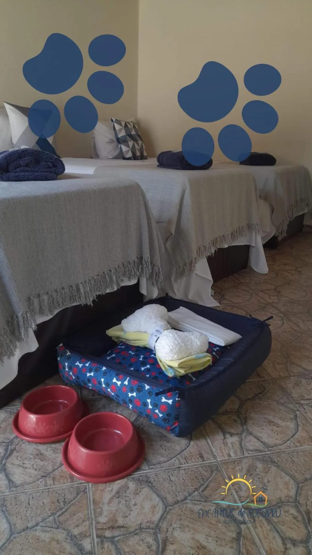 Bedroom, Bed in Pousada Encantos de Socorro