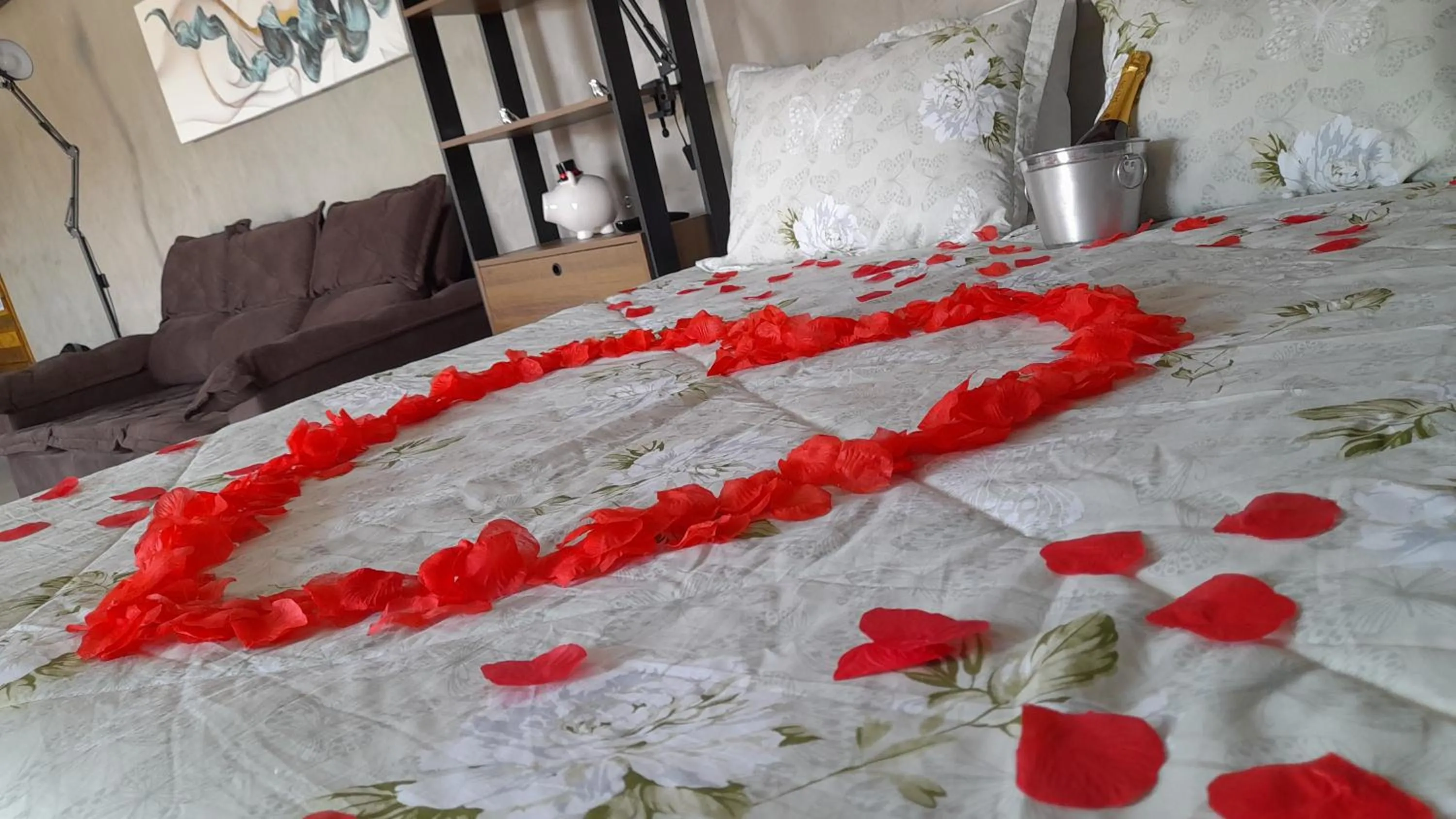 Bed in Pousada Encantos de Socorro