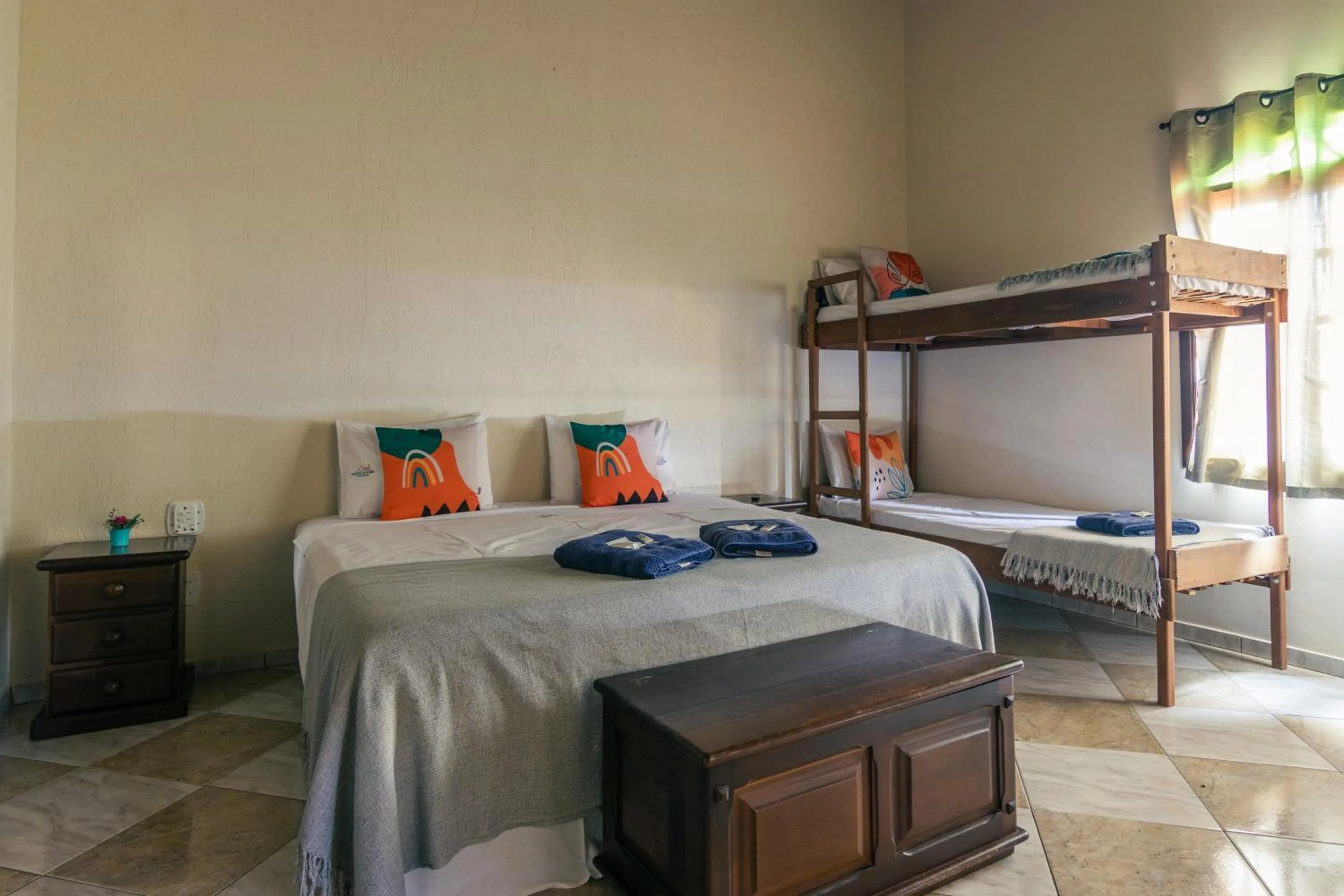 Bed in Pousada Encantos de Socorro