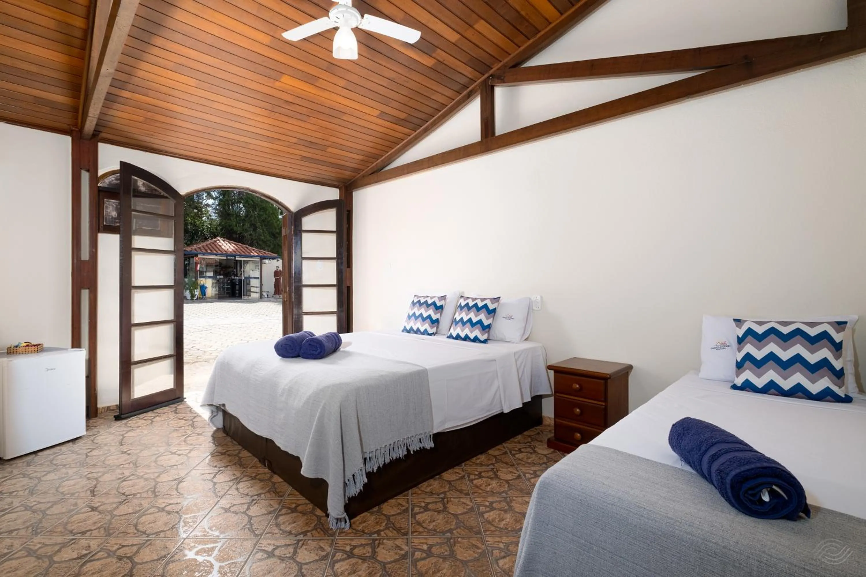 Bed in Pousada Encantos de Socorro