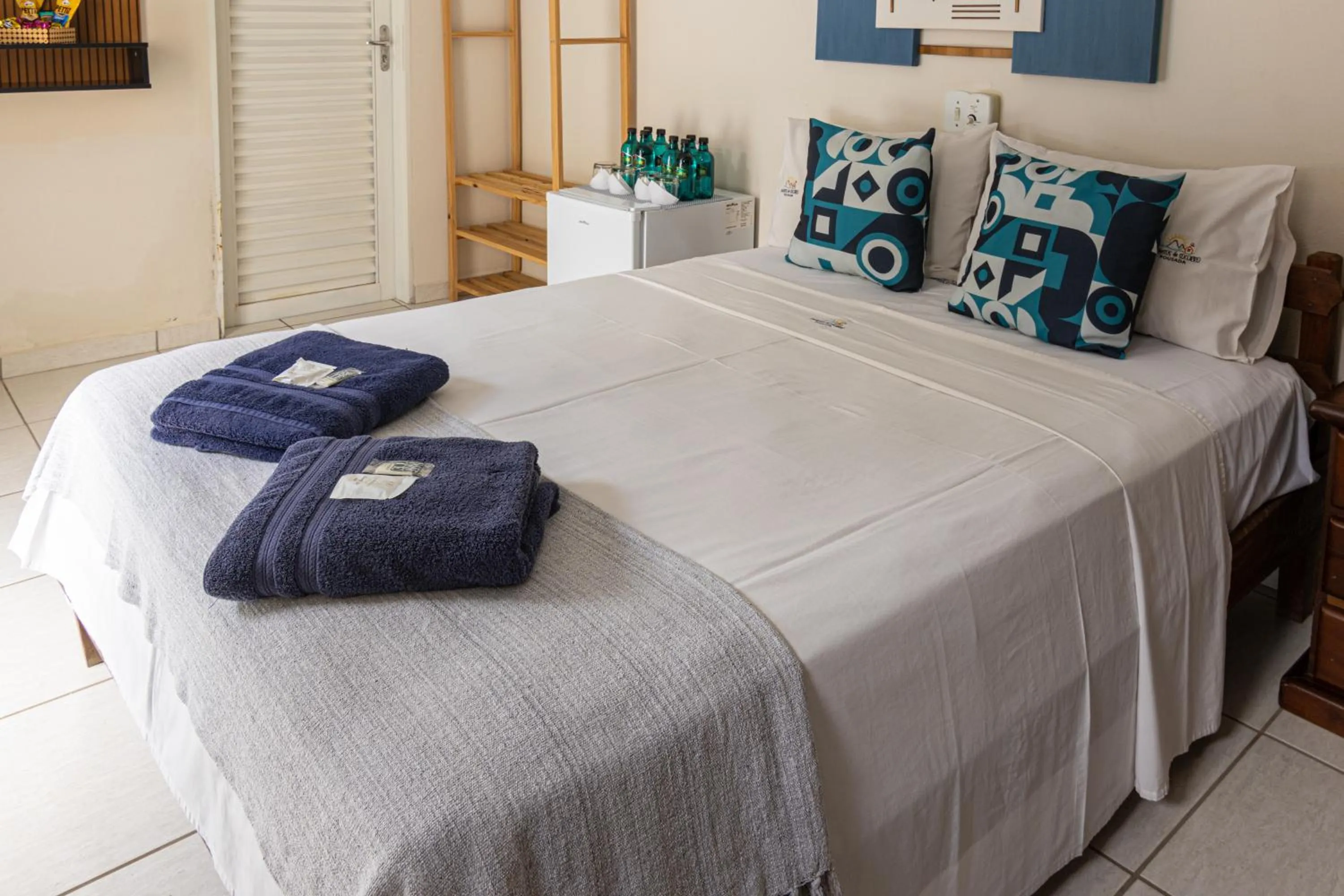 Bed in Pousada Encantos de Socorro