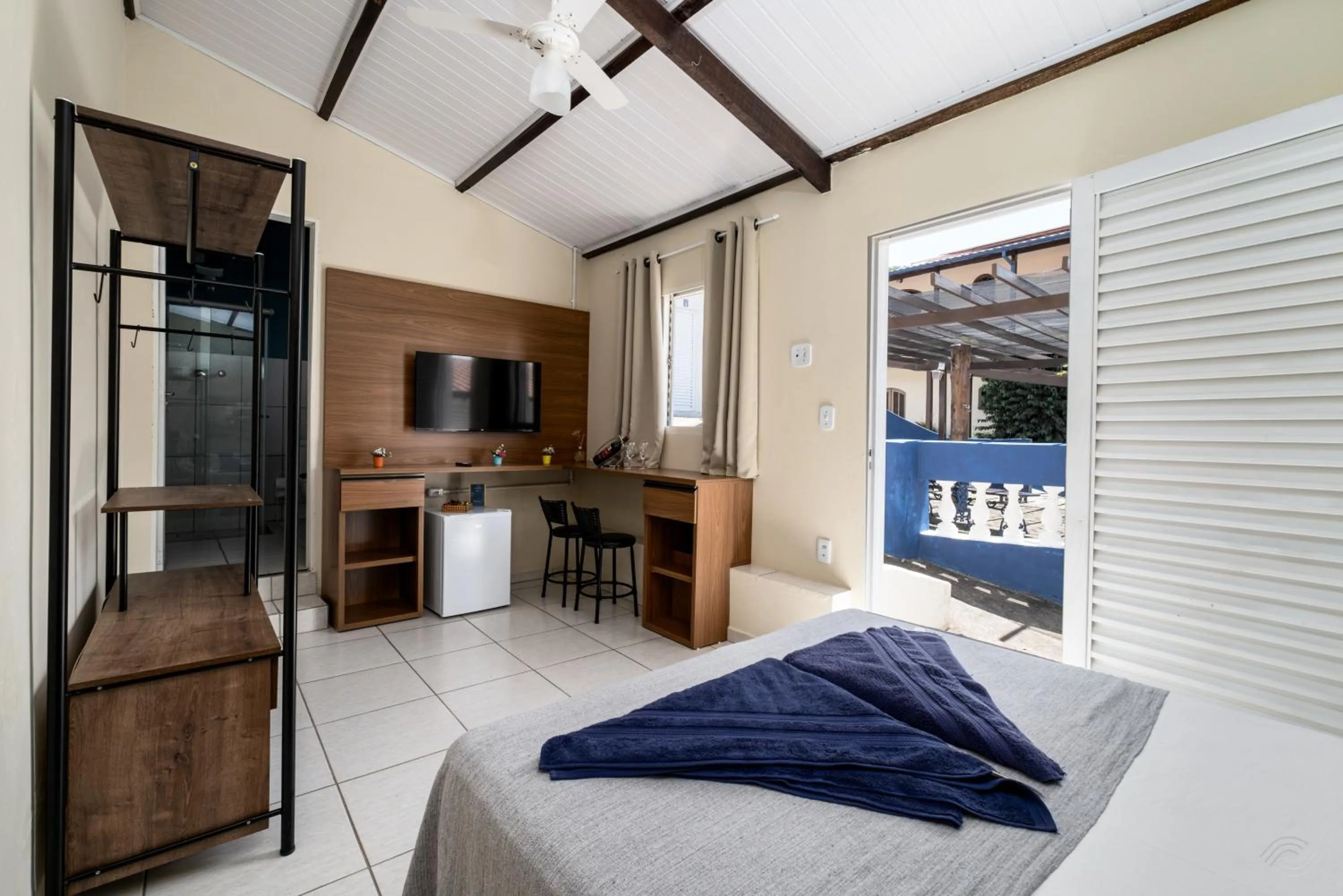 Bed in Pousada Encantos de Socorro