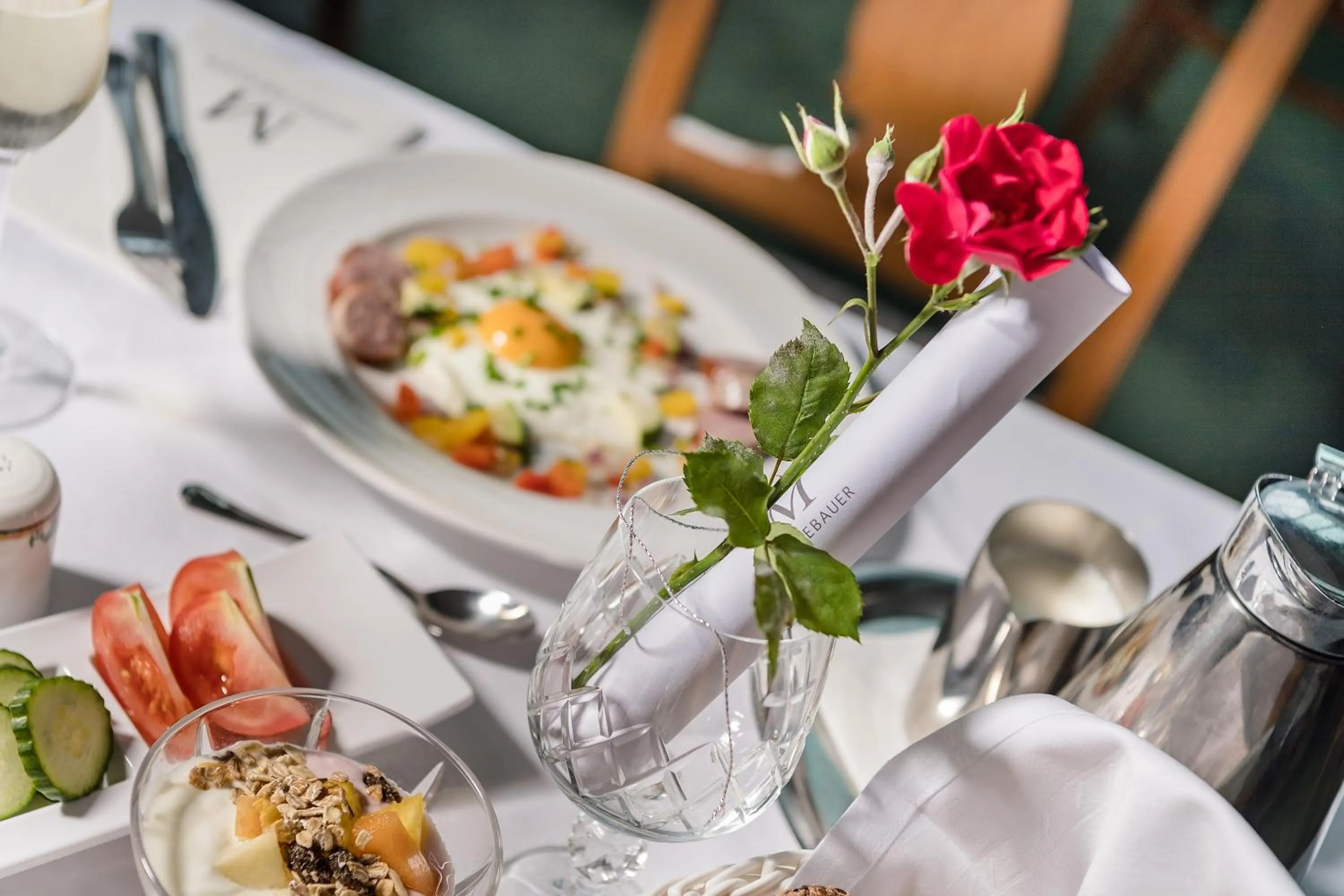 Continental breakfast in Hotel Moselebauer