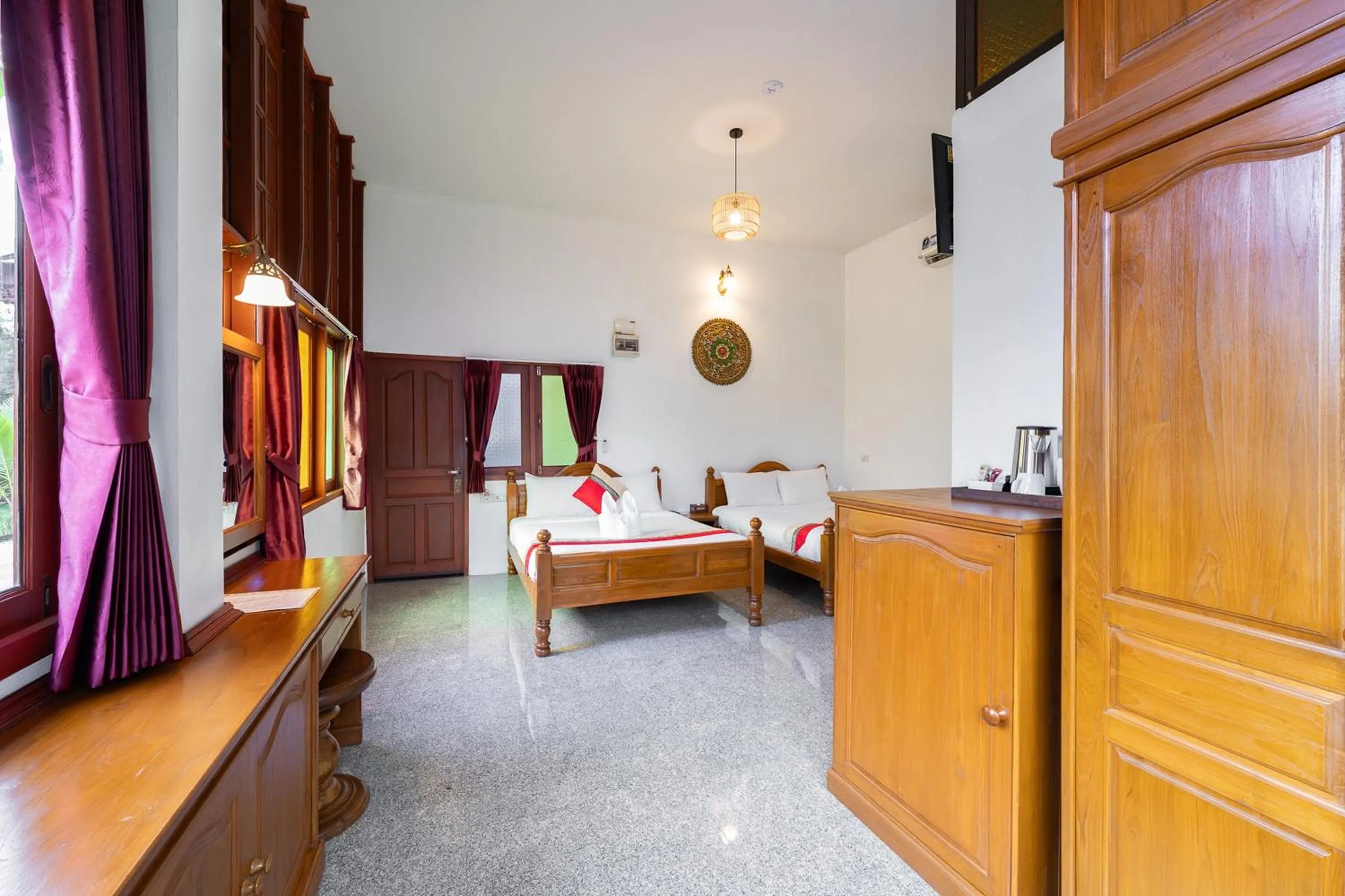 Bedroom in Romsak Lanna Resort