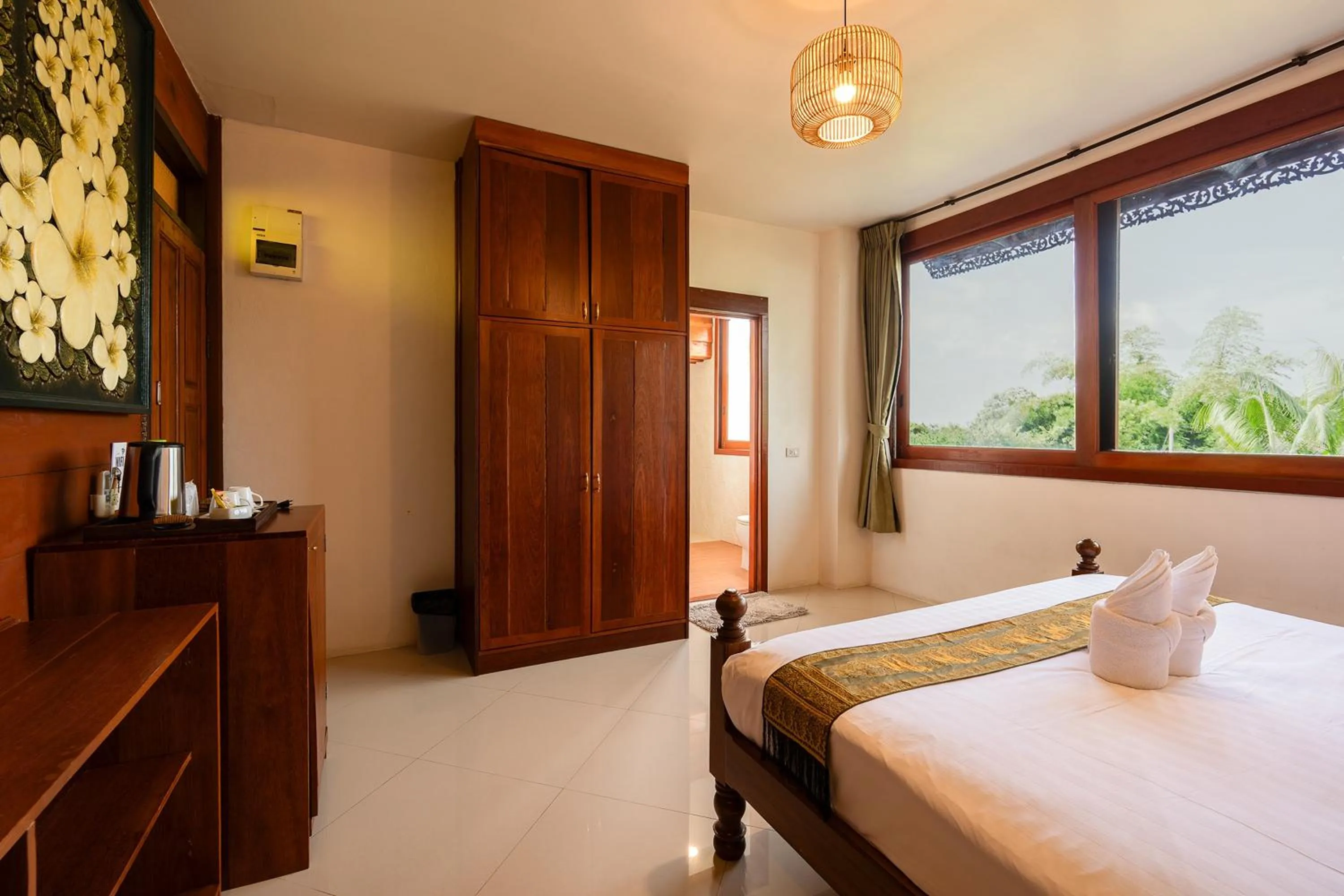 Bedroom in Romsak Lanna Resort