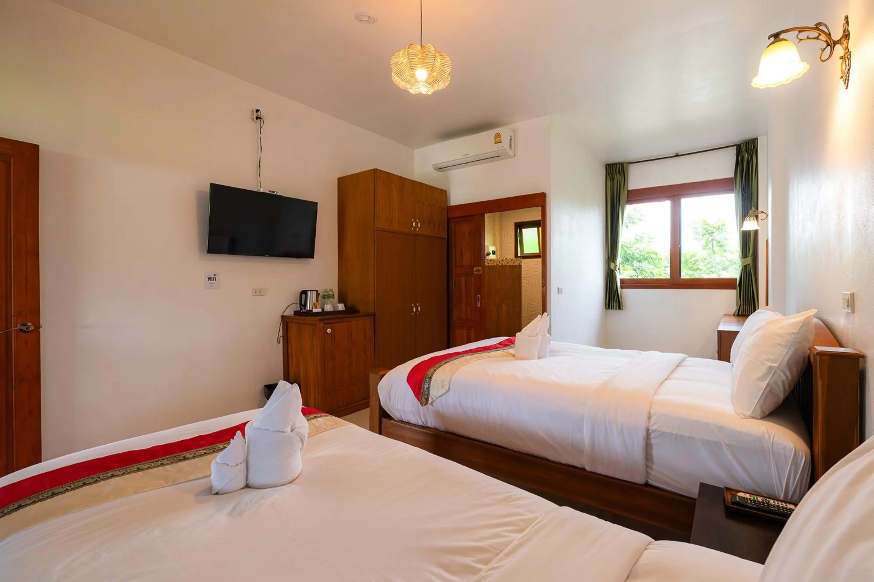 Bedroom in Romsak Lanna Resort