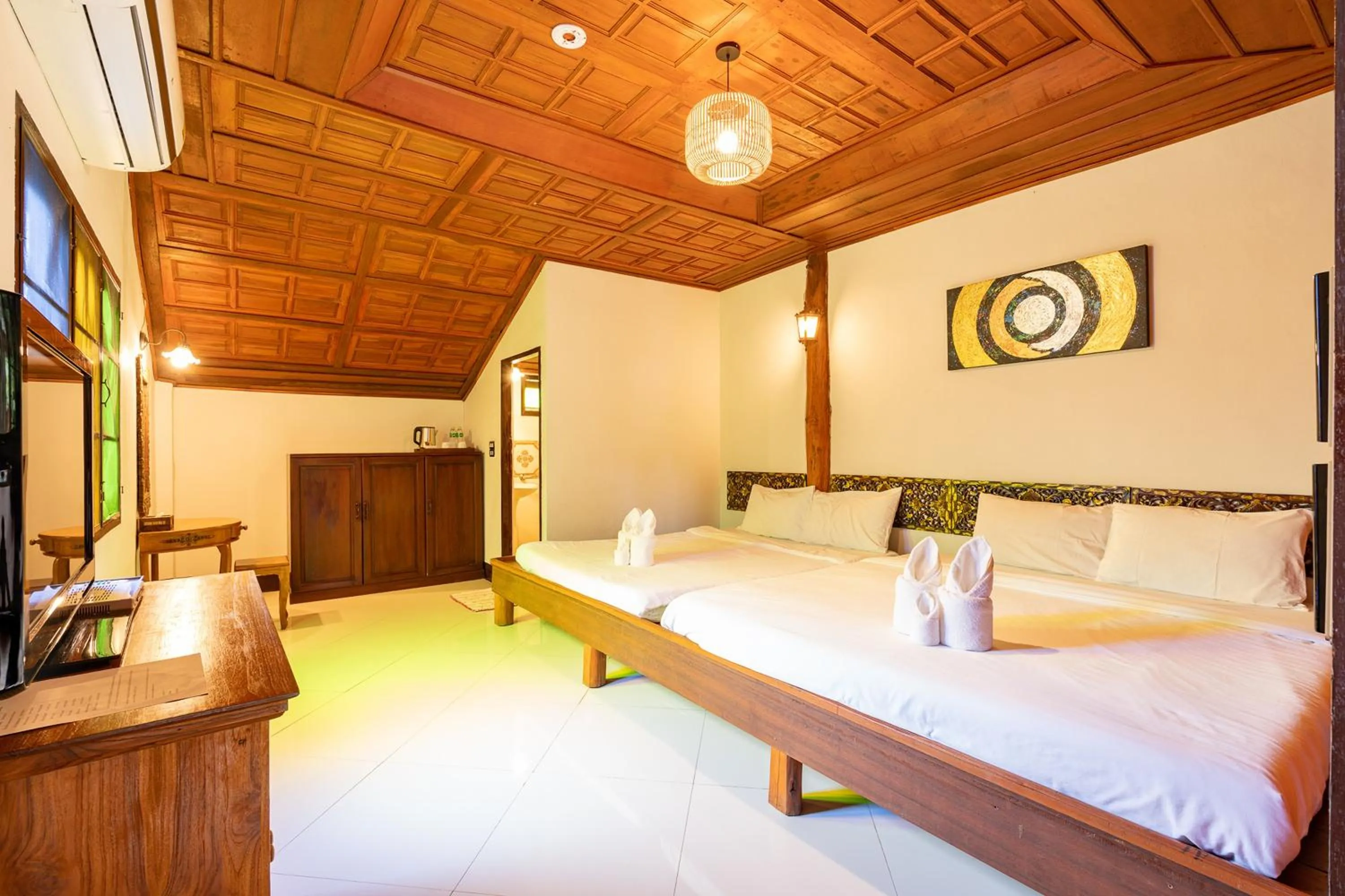 Bedroom in Romsak Lanna Resort
