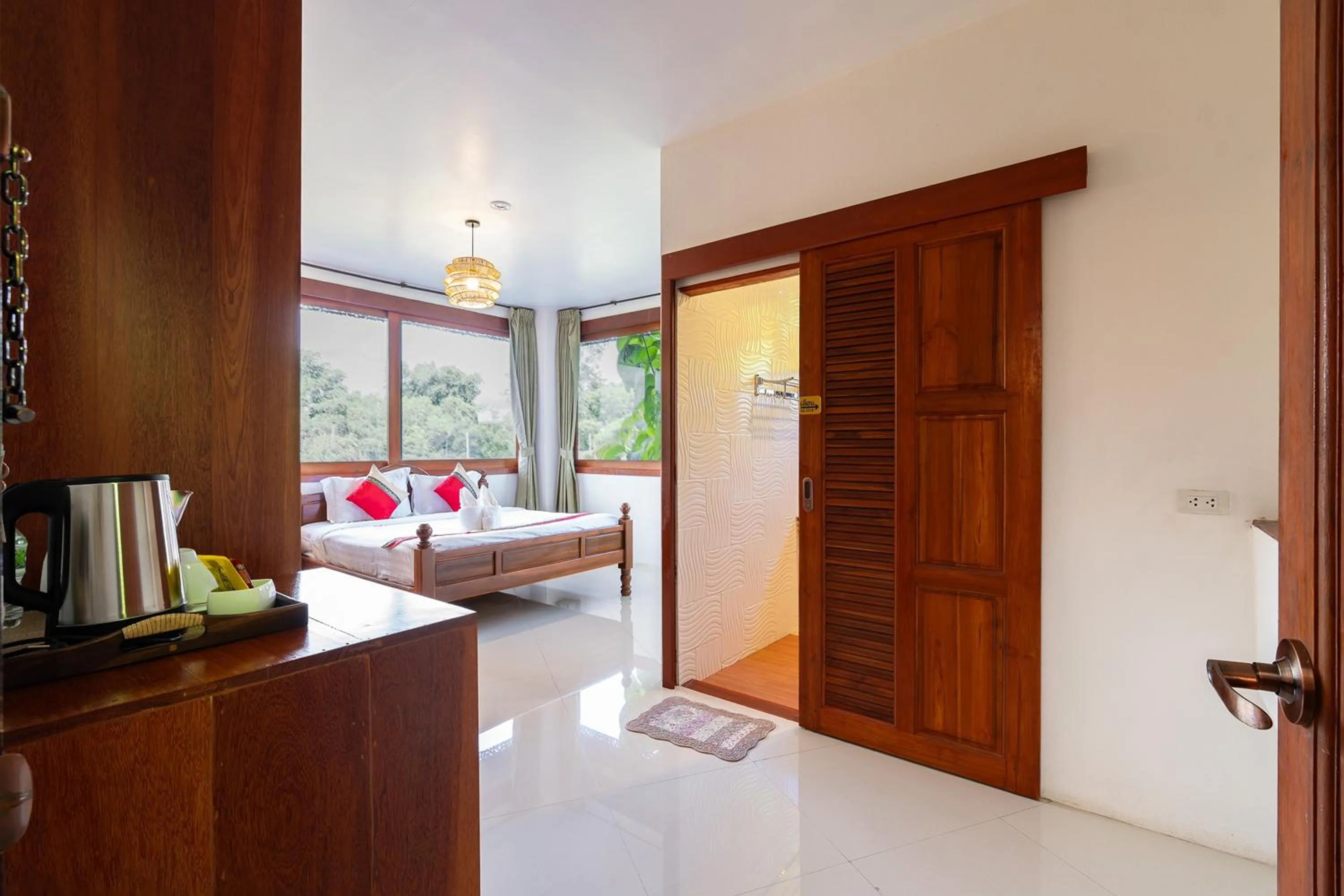 Bedroom in Romsak Lanna Resort