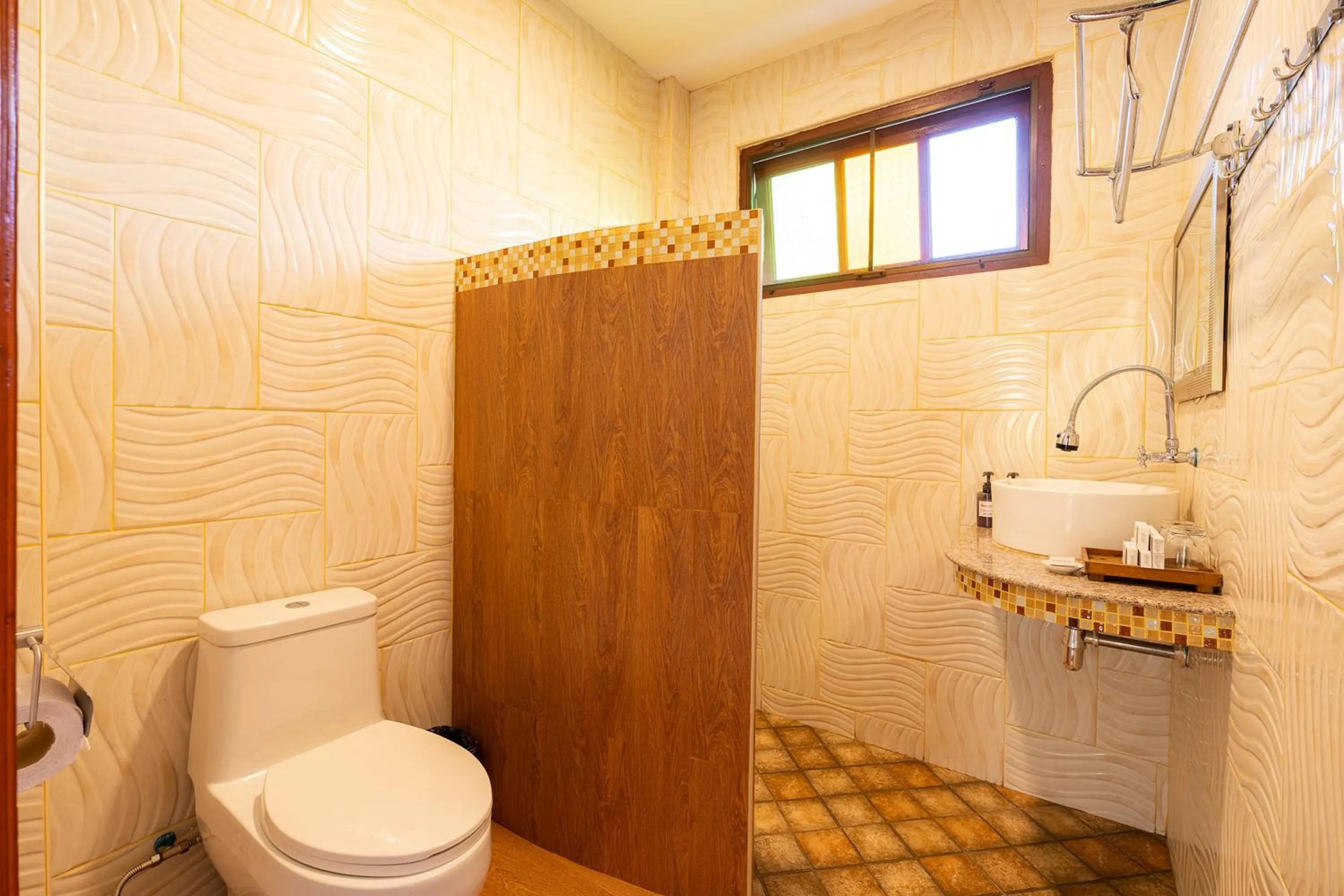 Shower in Romsak Lanna Resort