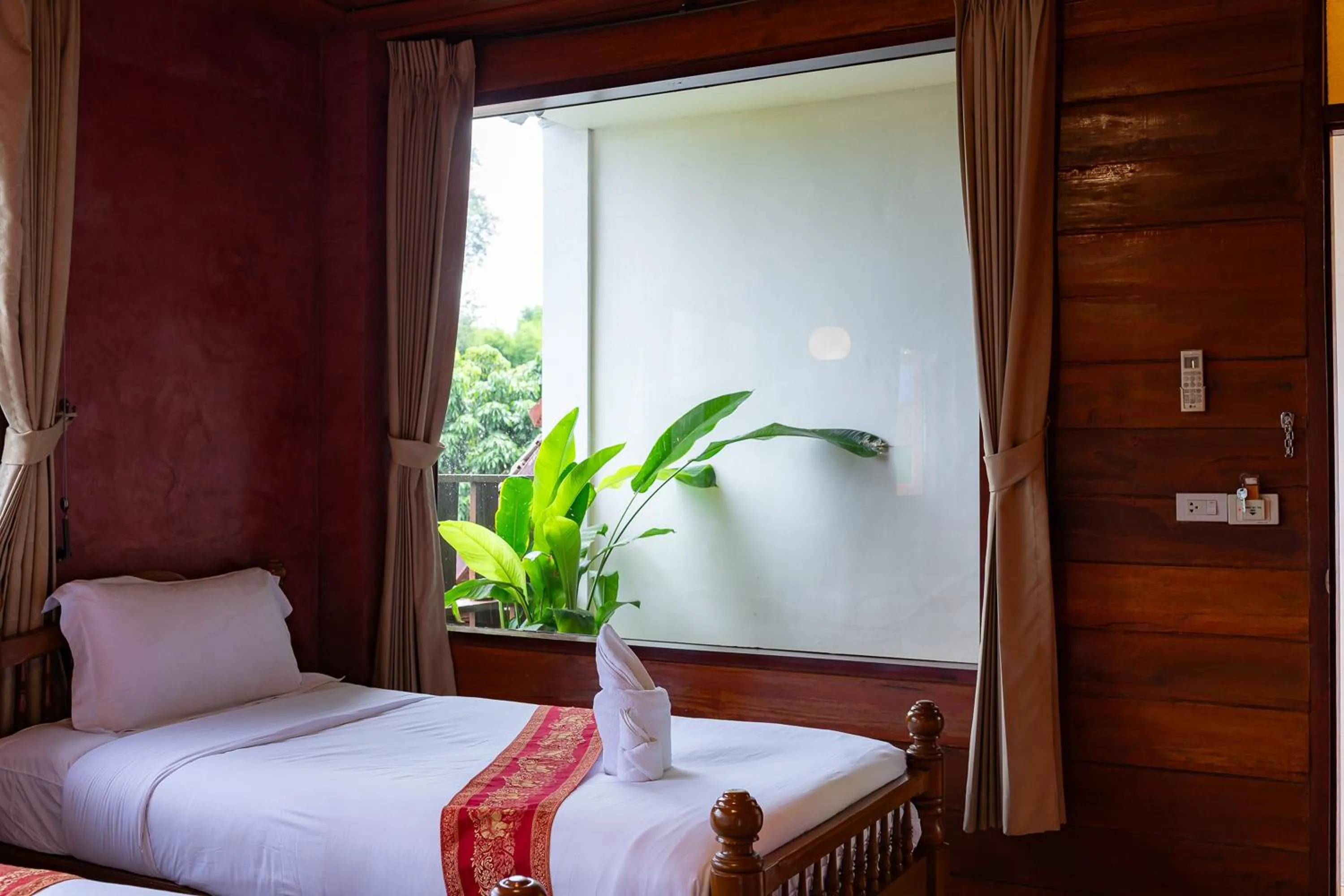 Bedroom in Romsak Lanna Resort