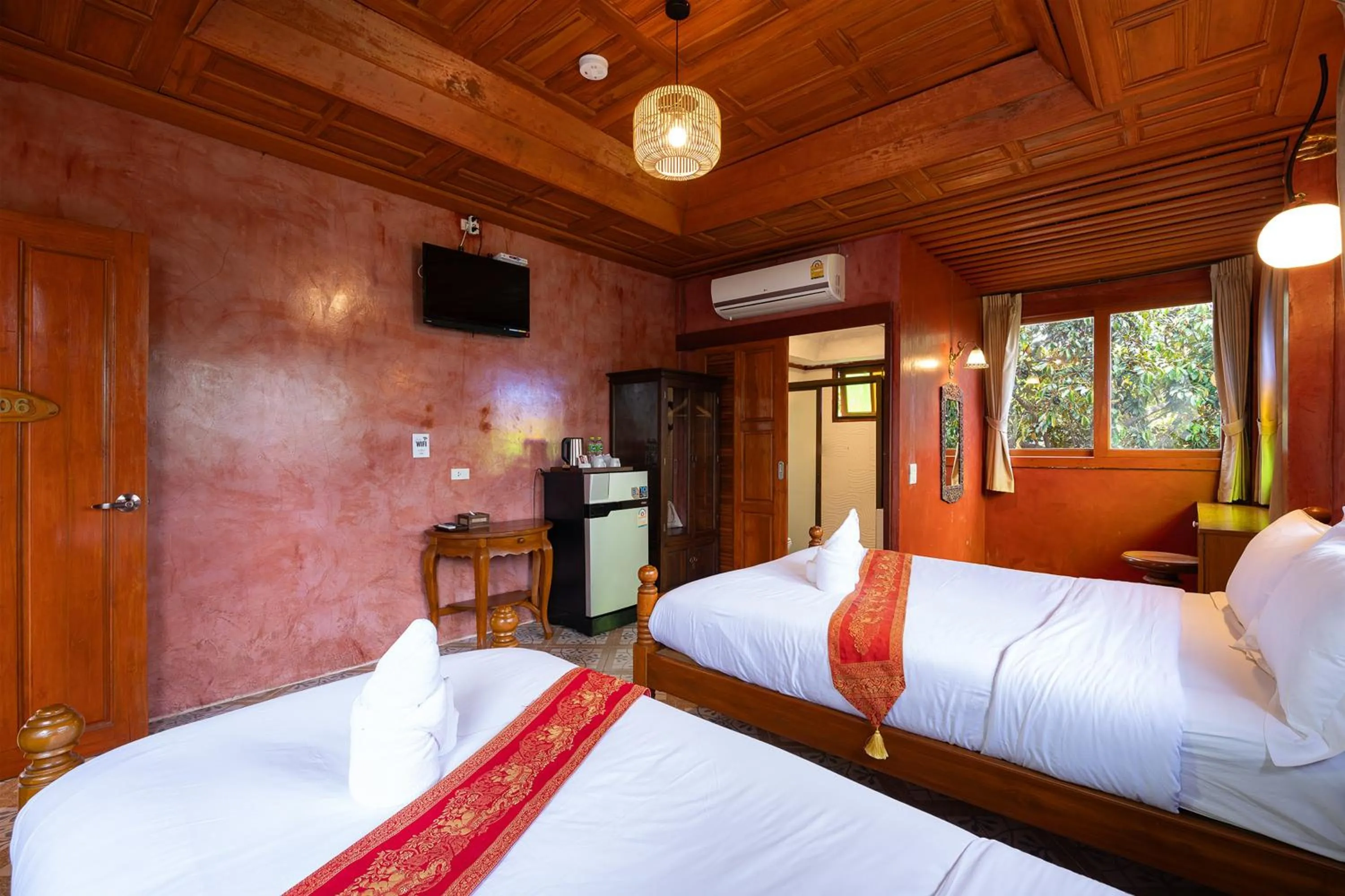 Bedroom in Romsak Lanna Resort
