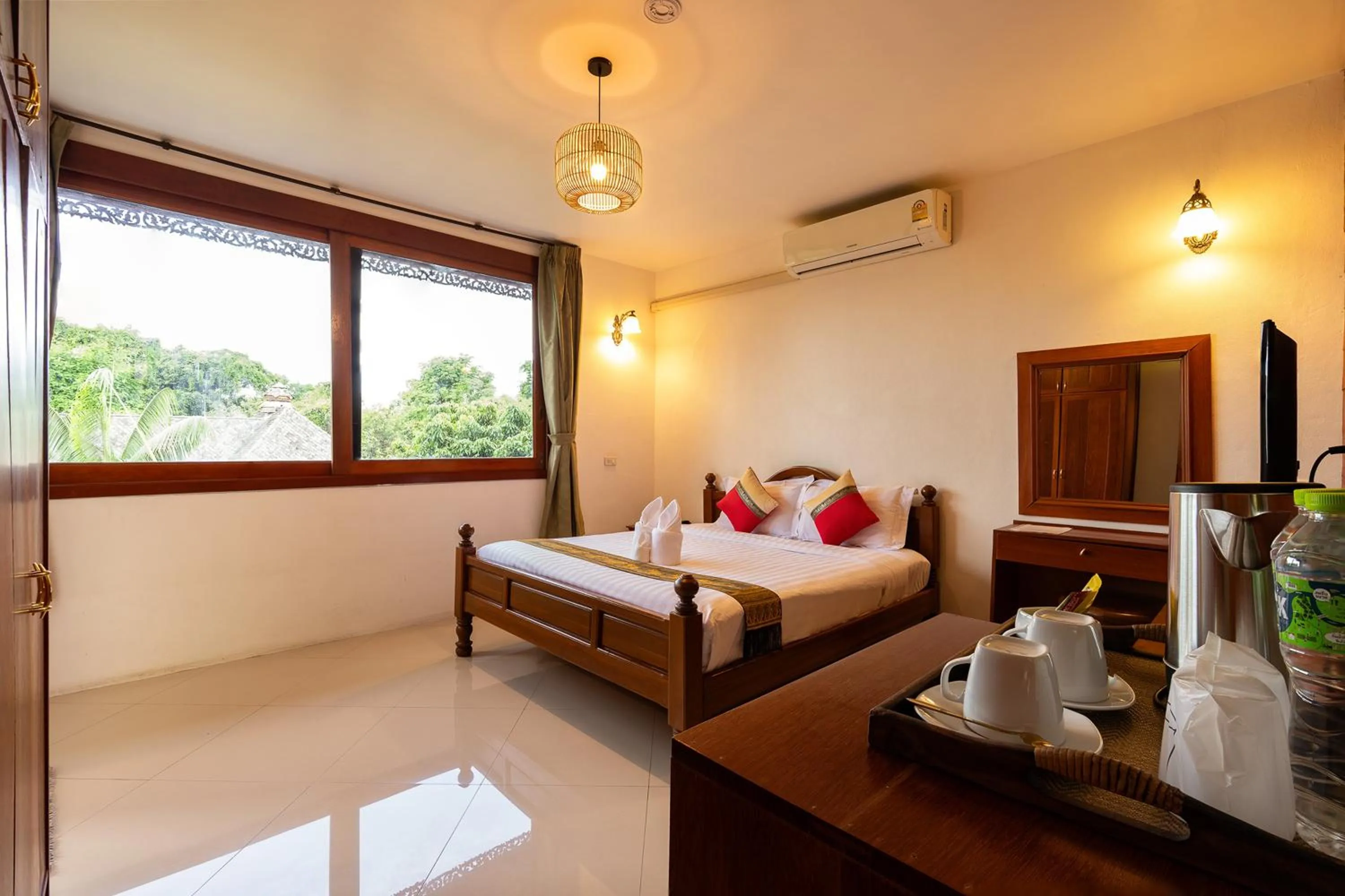 Bedroom in Romsak Lanna Resort