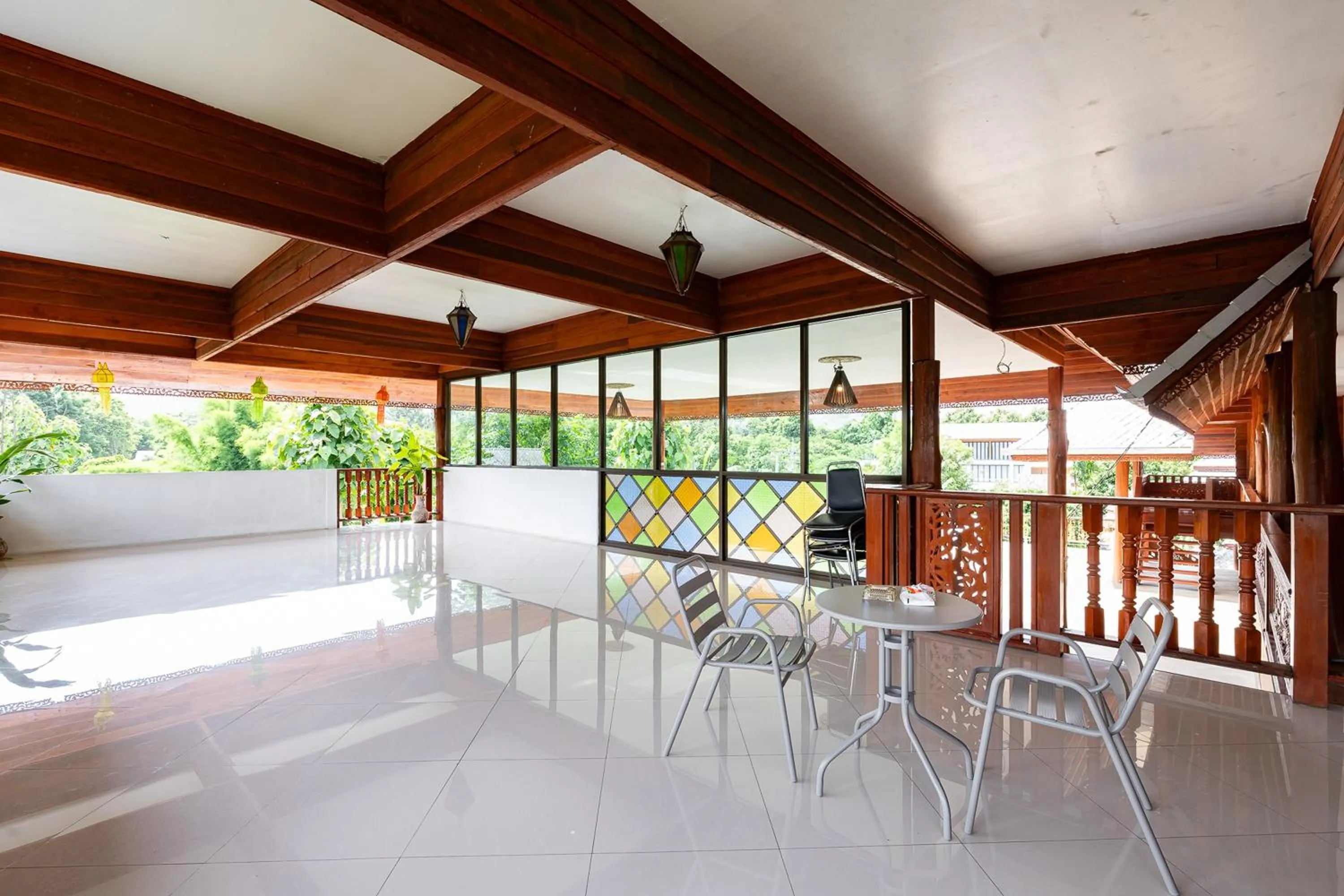 Seating area in Romsak Lanna Resort