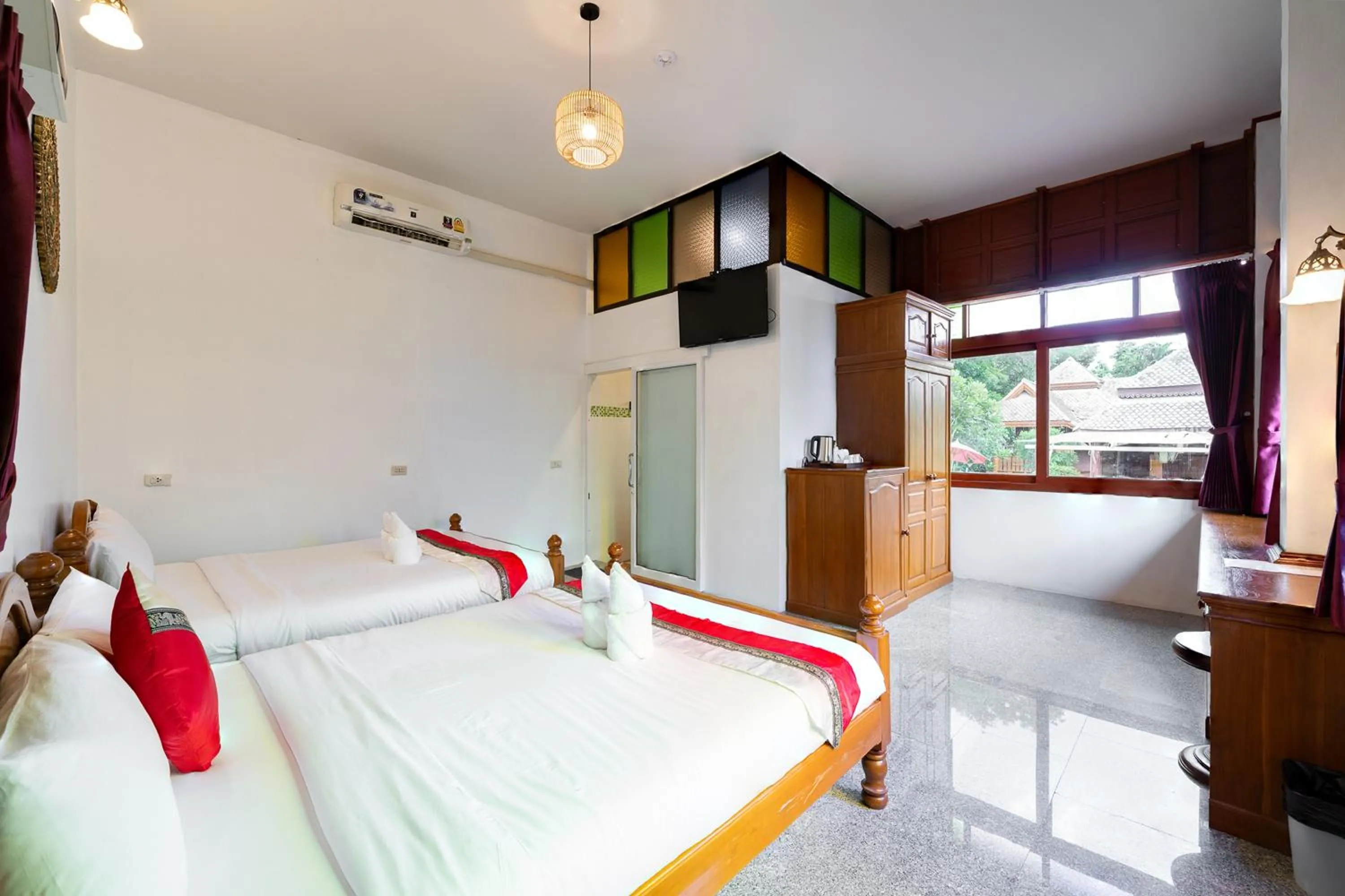 Bedroom in Romsak Lanna Resort